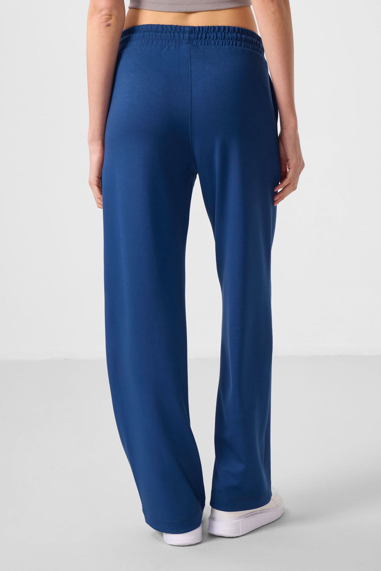 TOMMY Textured Wide Leg Palazzo Pants with Drawstring Waist 6