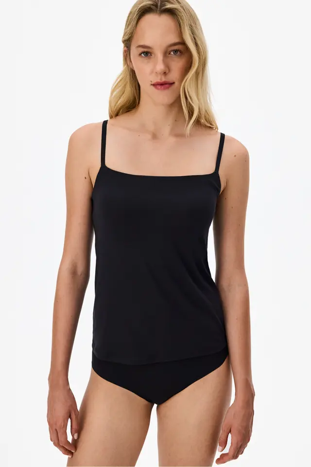 PENTI No-Show Invisible Thin Strap Tank Top