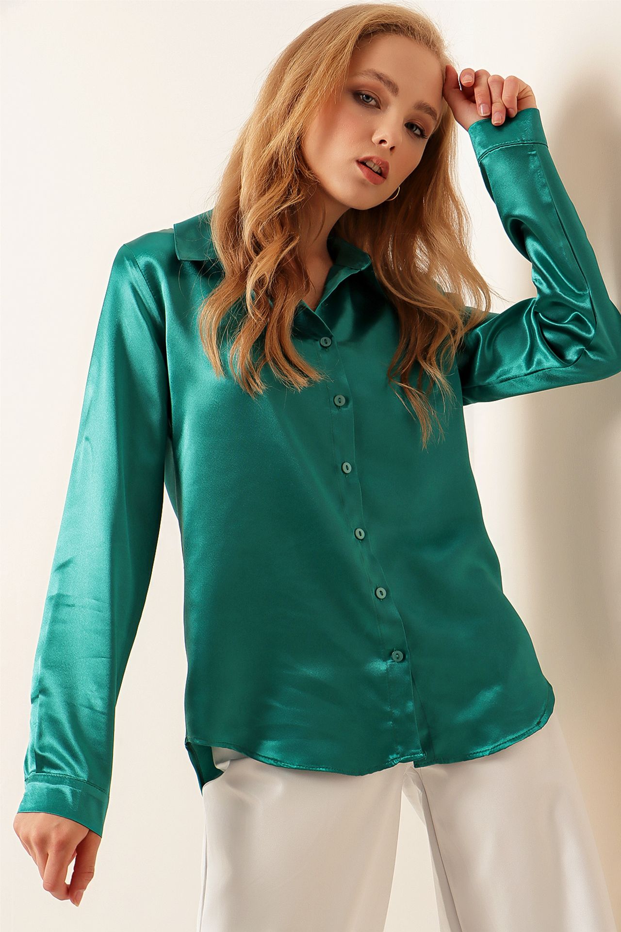 BDART Satin Woven Button Shirt 4