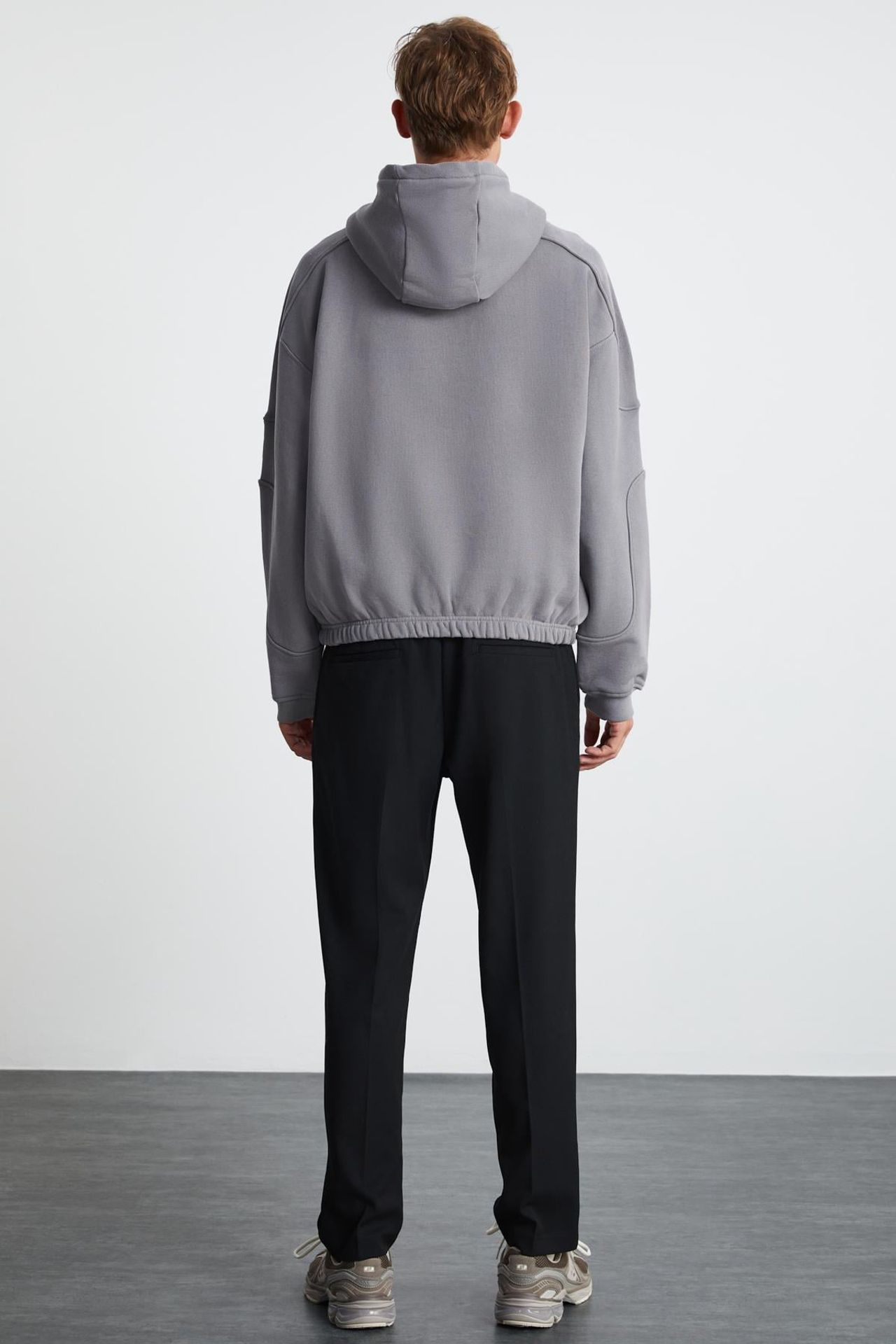 GRIMELANGE Logolu İşlemeli Kapüşonlu Sweatshirt 6