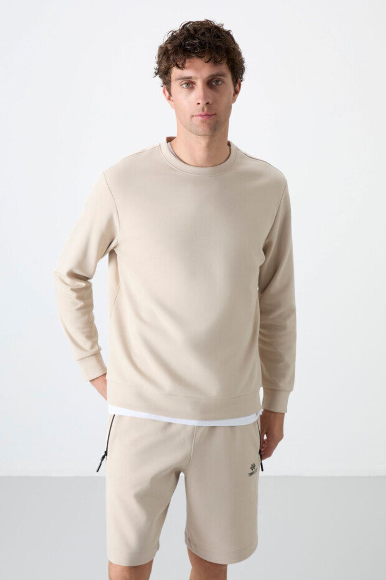 TOMMY Men's Plain Crew Neck Sweatshirt 3