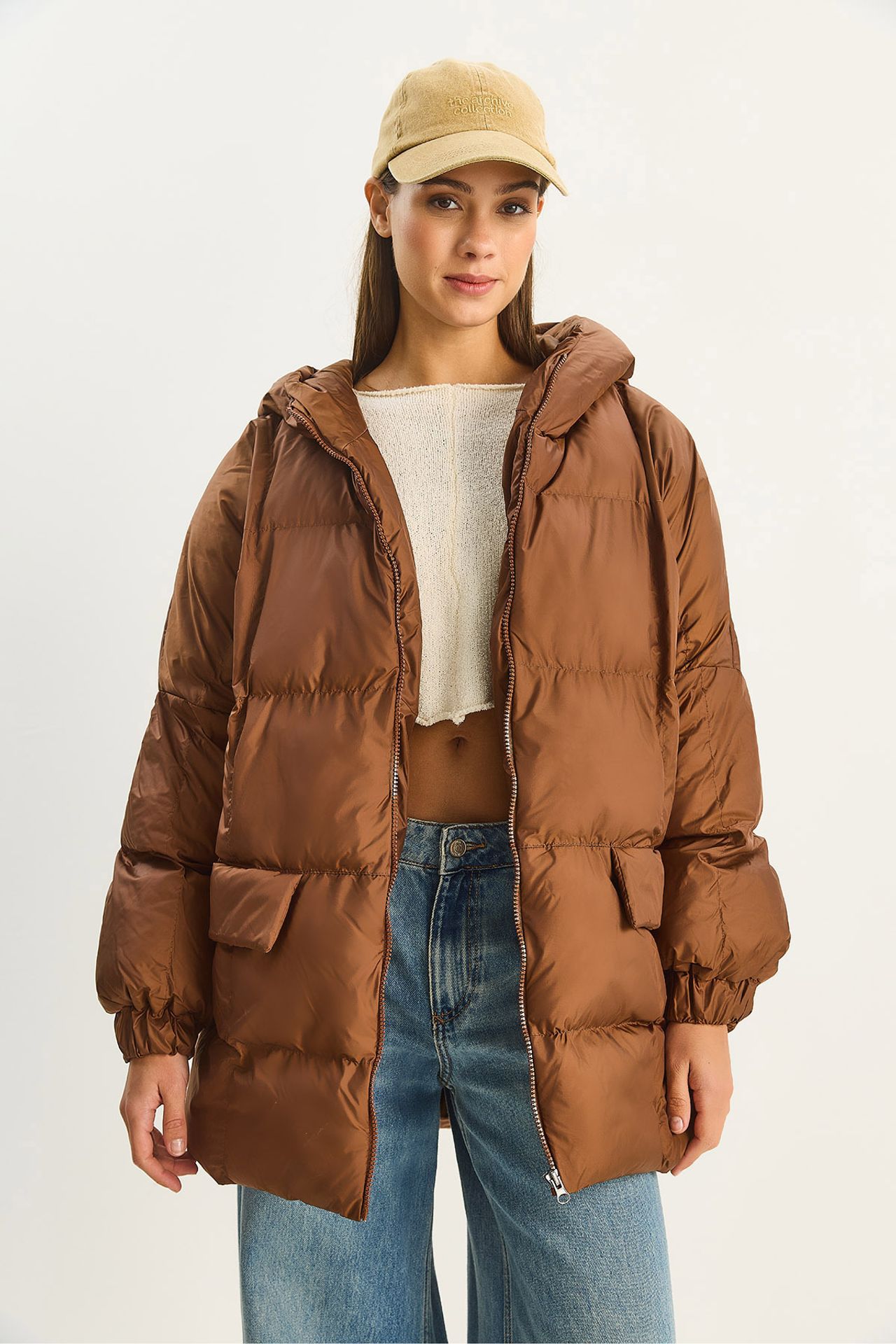 LUCCI Hooded Oversized Thick Puffer Jacket 2