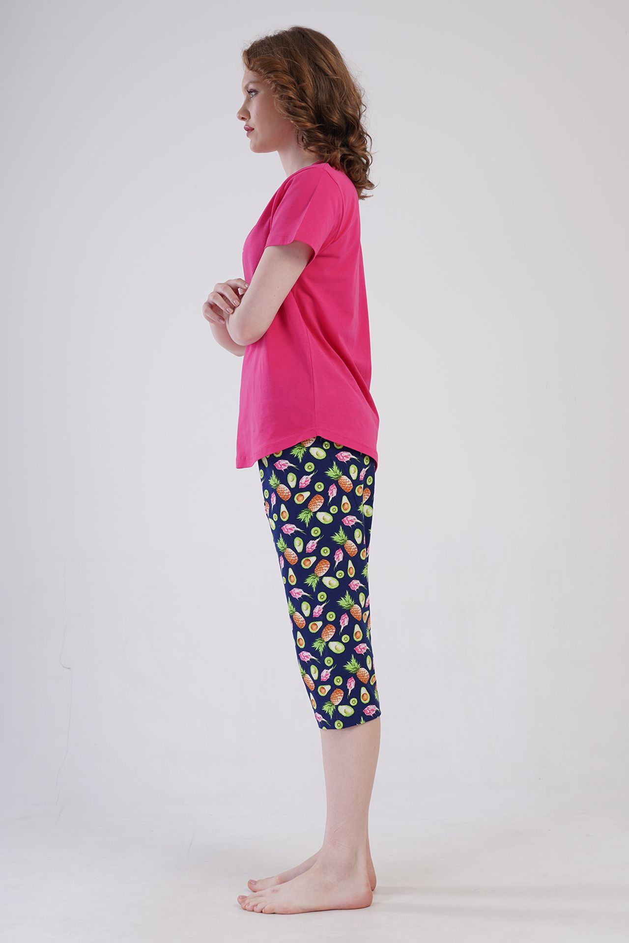 YAKE Rahat İki Parçalı Pijama Takımı 3