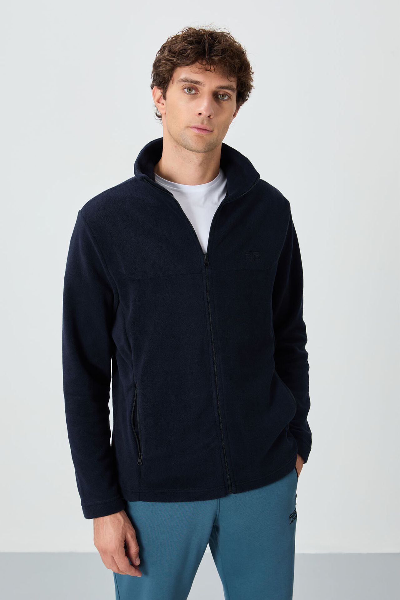 TOMMY Men's Plush Zip-Front Sweatshirt 4