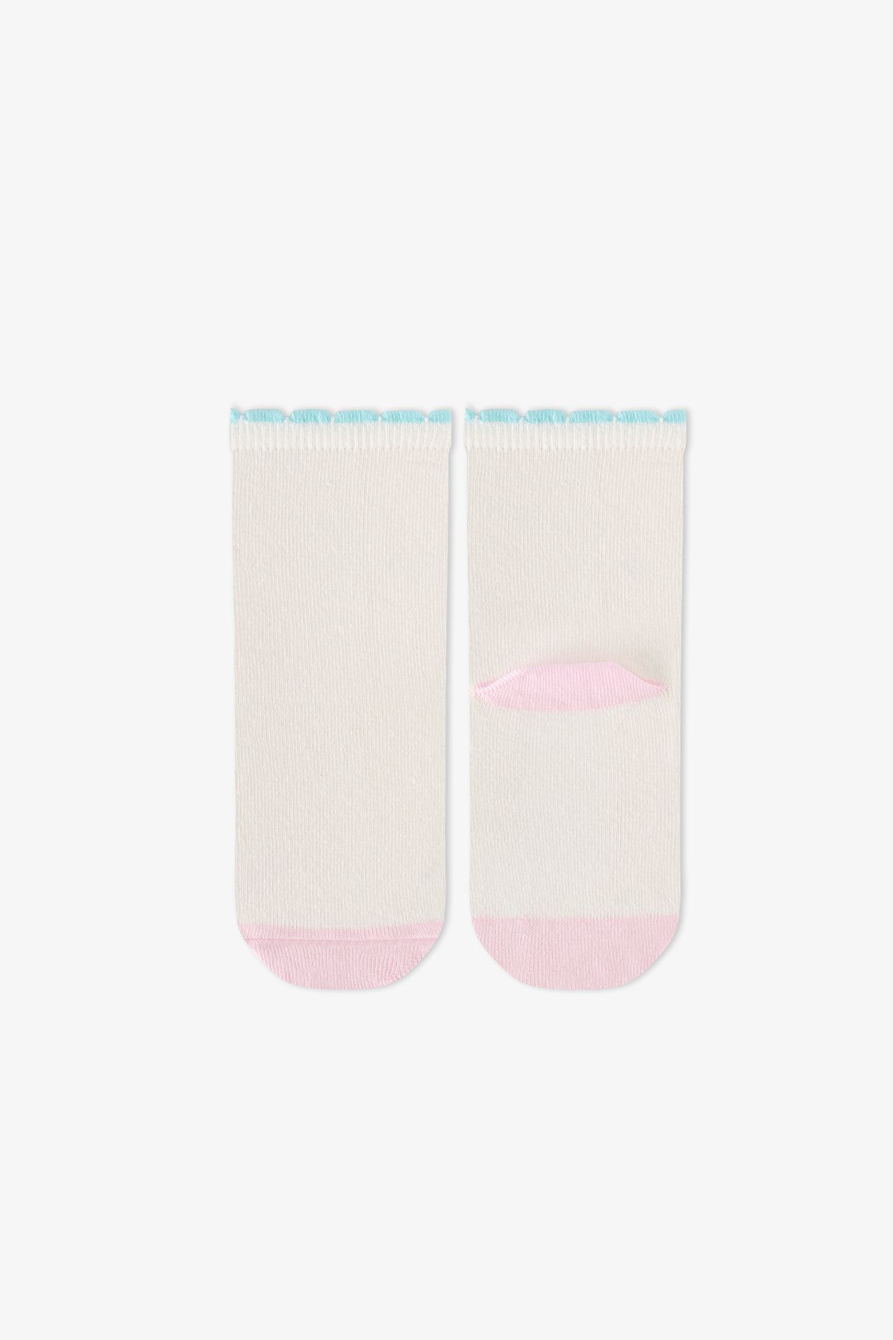 PENTI Girls' Unicorn Fantasy Cotton 2-Pack Crew Socks 4
