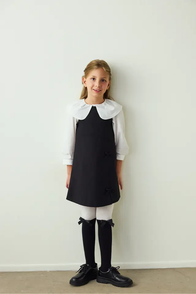 PENTI Girls' Pretty Ribbon Tights