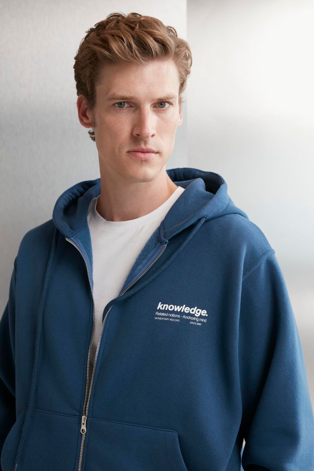 GRIMELANGE Kapüşonlu Logolu Fermuarlı Sweatshirt 5
