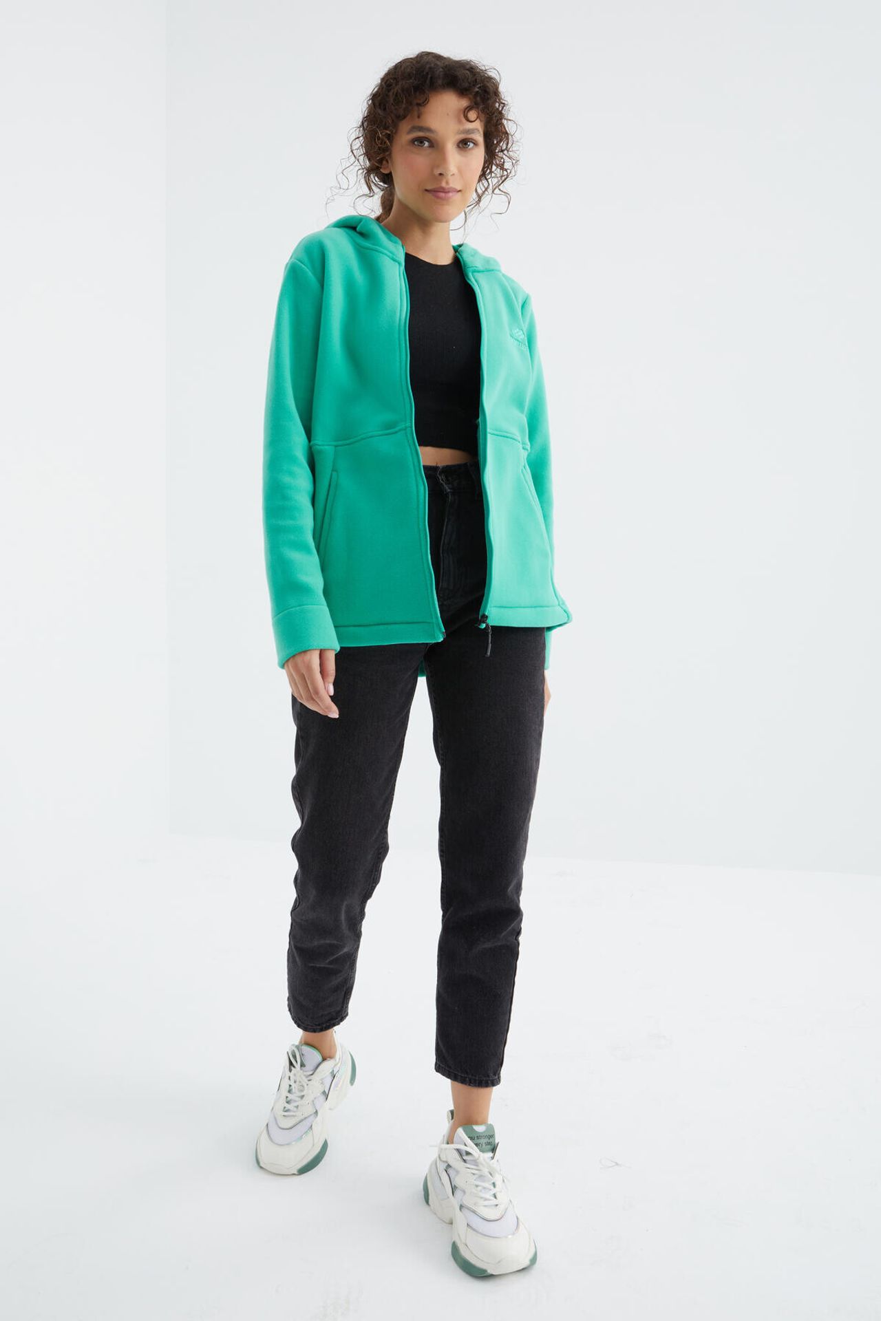 TOMMY Women's Hooded Zip Sweatshirt 6