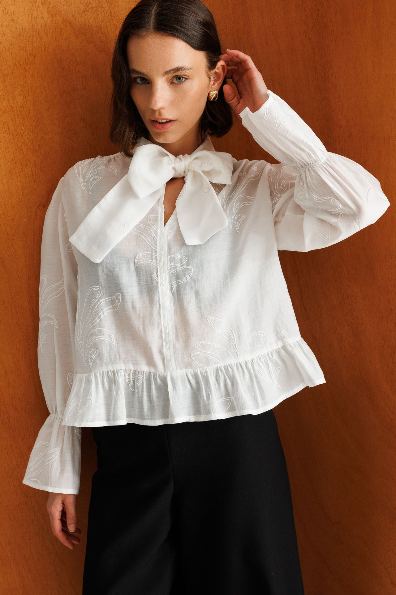 MIXRAY Cotton Blouse 2