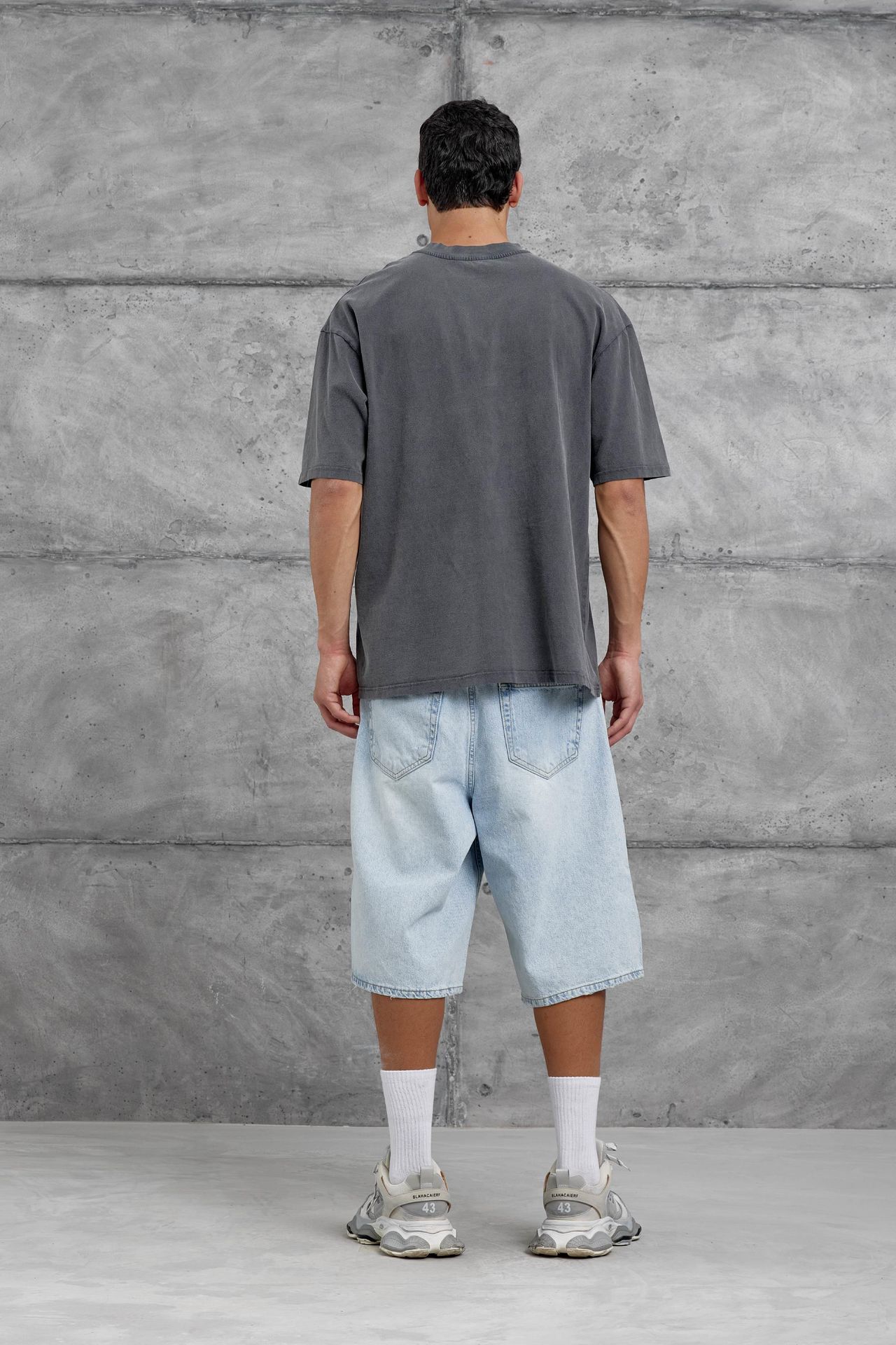 NOMARC Düz Kesim Bisiklet Yaka Tişört 5