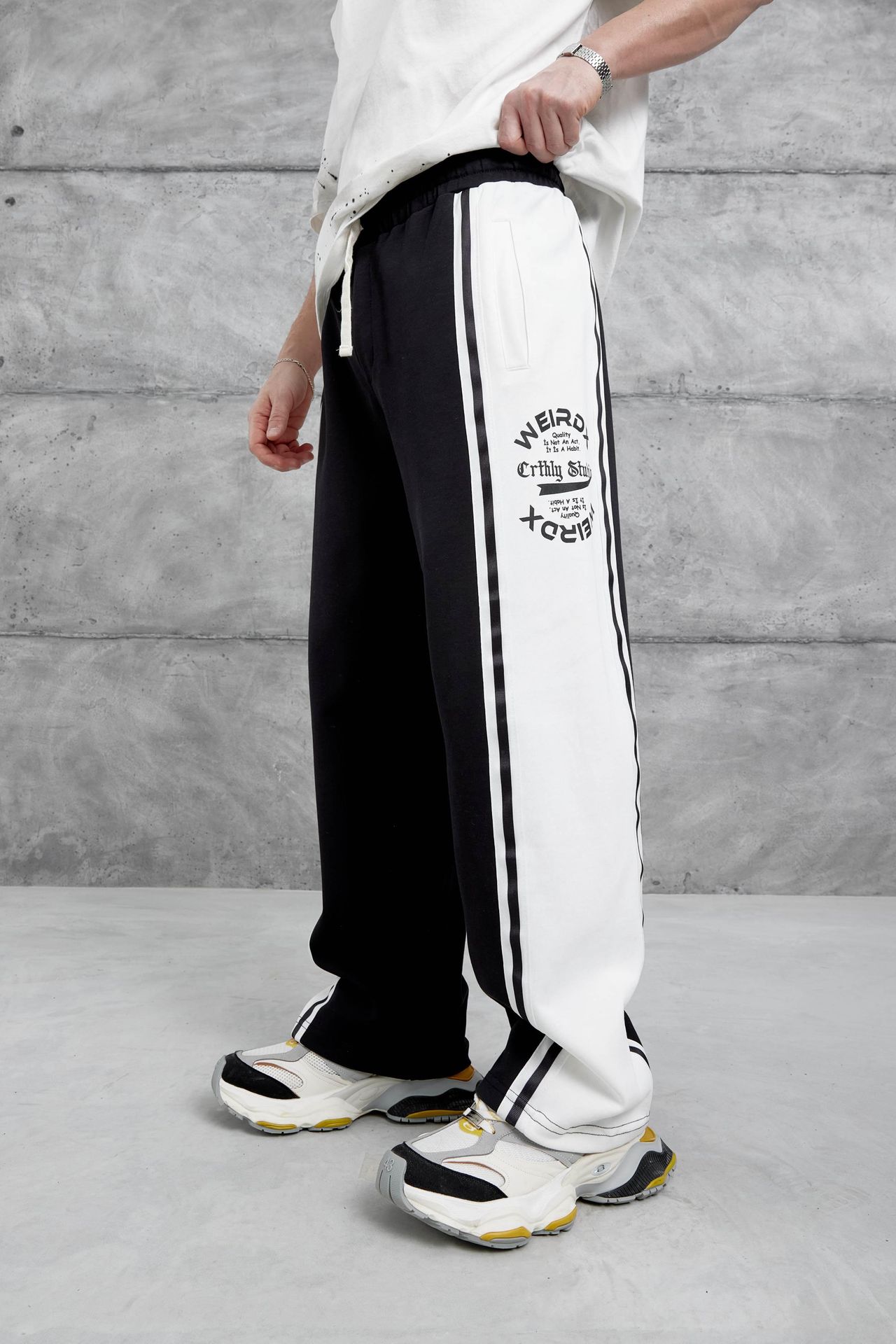 NOMARC Bol Geniş Paça İpli Jogger Pantolon 1