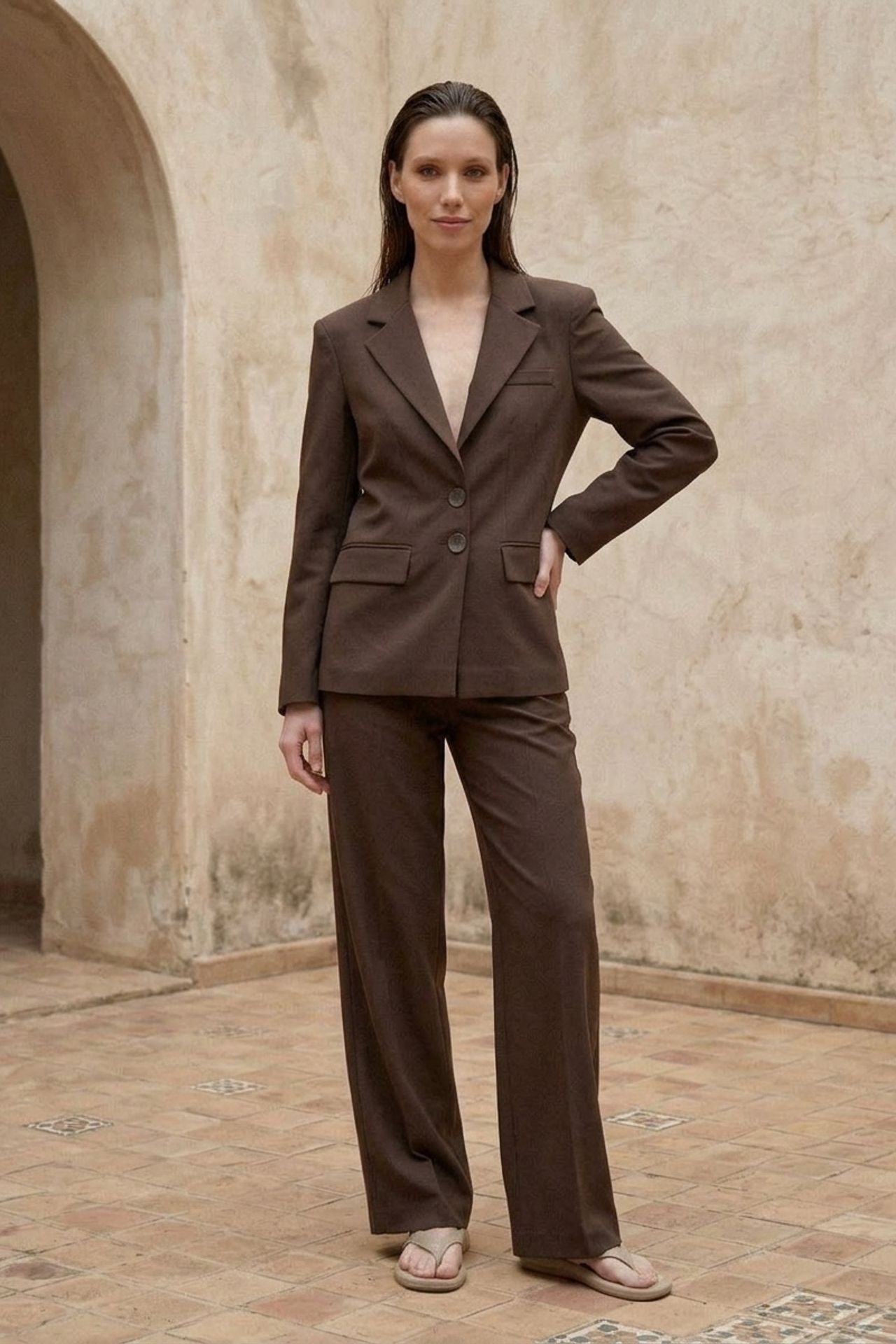 MY FASHION Women's regular-fit blazer jacket 1