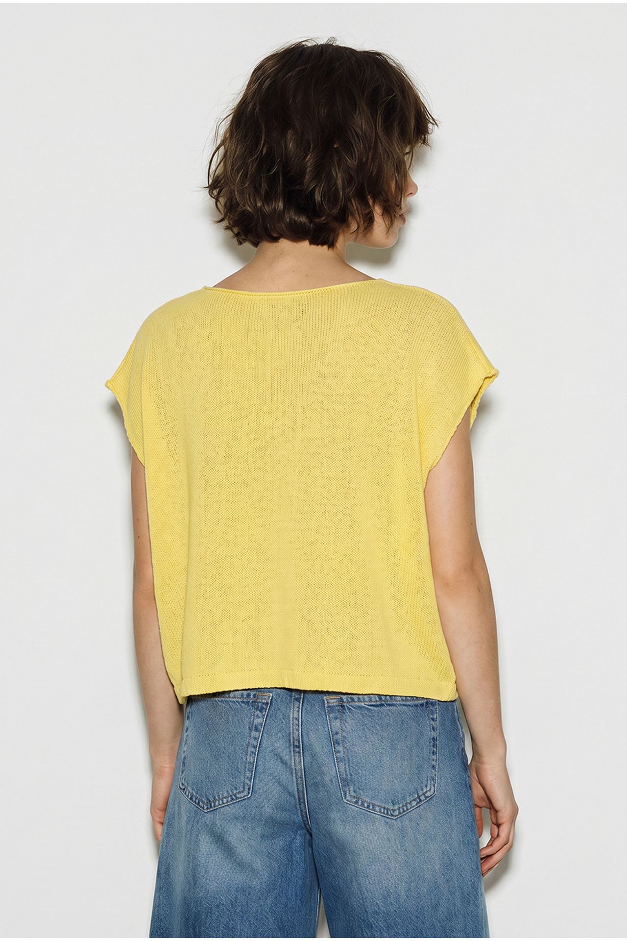 LUCCI Striped Boat Neck Knit Top 5