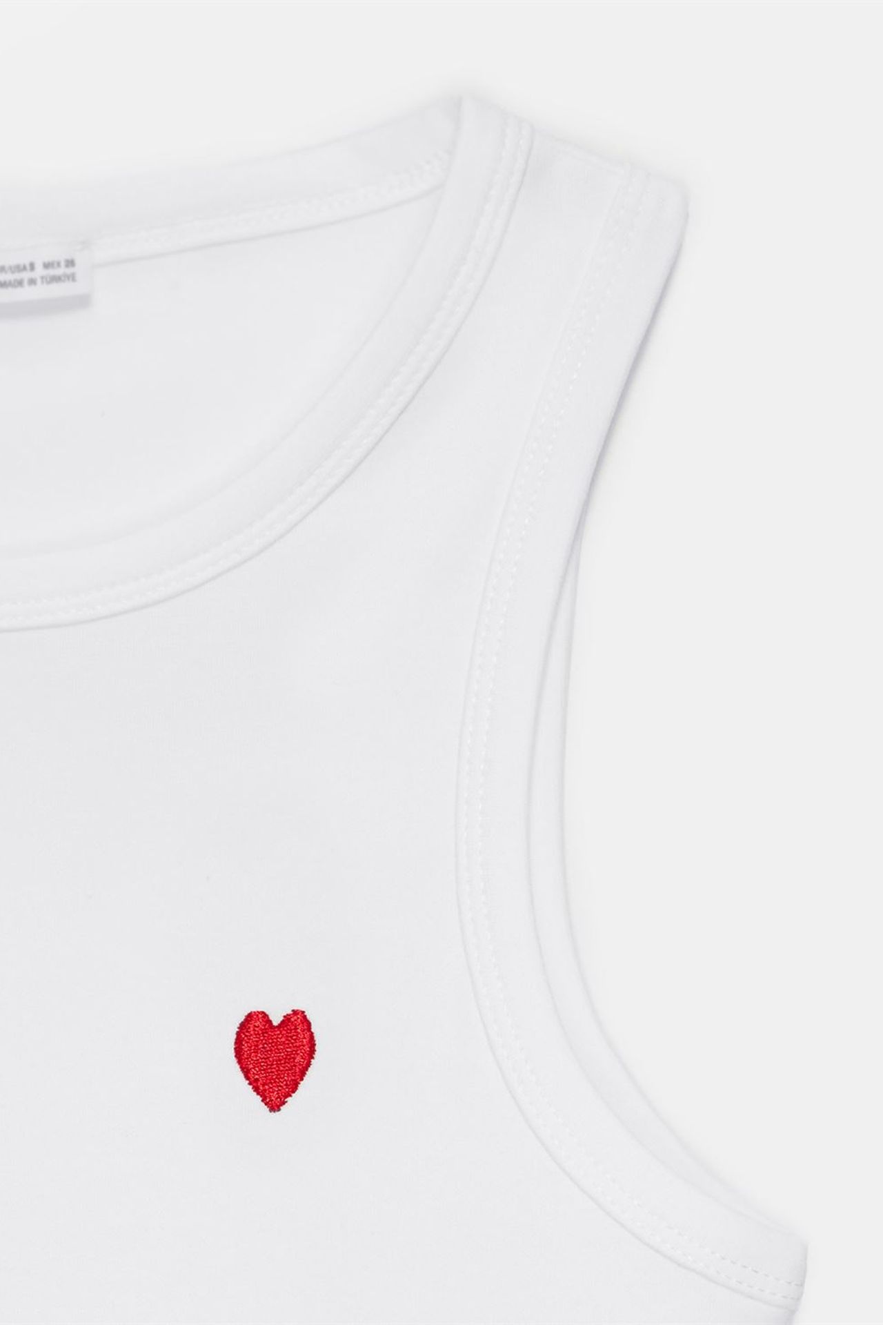 DILVIN Embroidered Sleeveless Slim-Fit Jersey Blouse 8