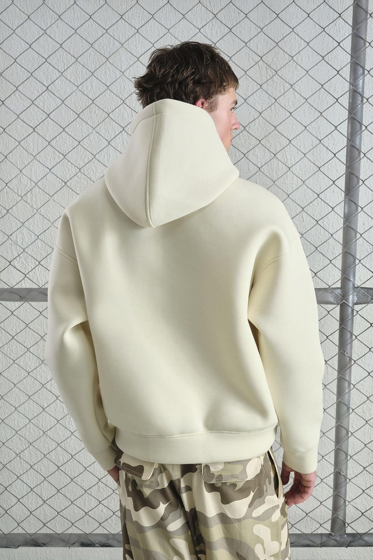 GIESTO Men's Oversized Scuba Hoodie 3