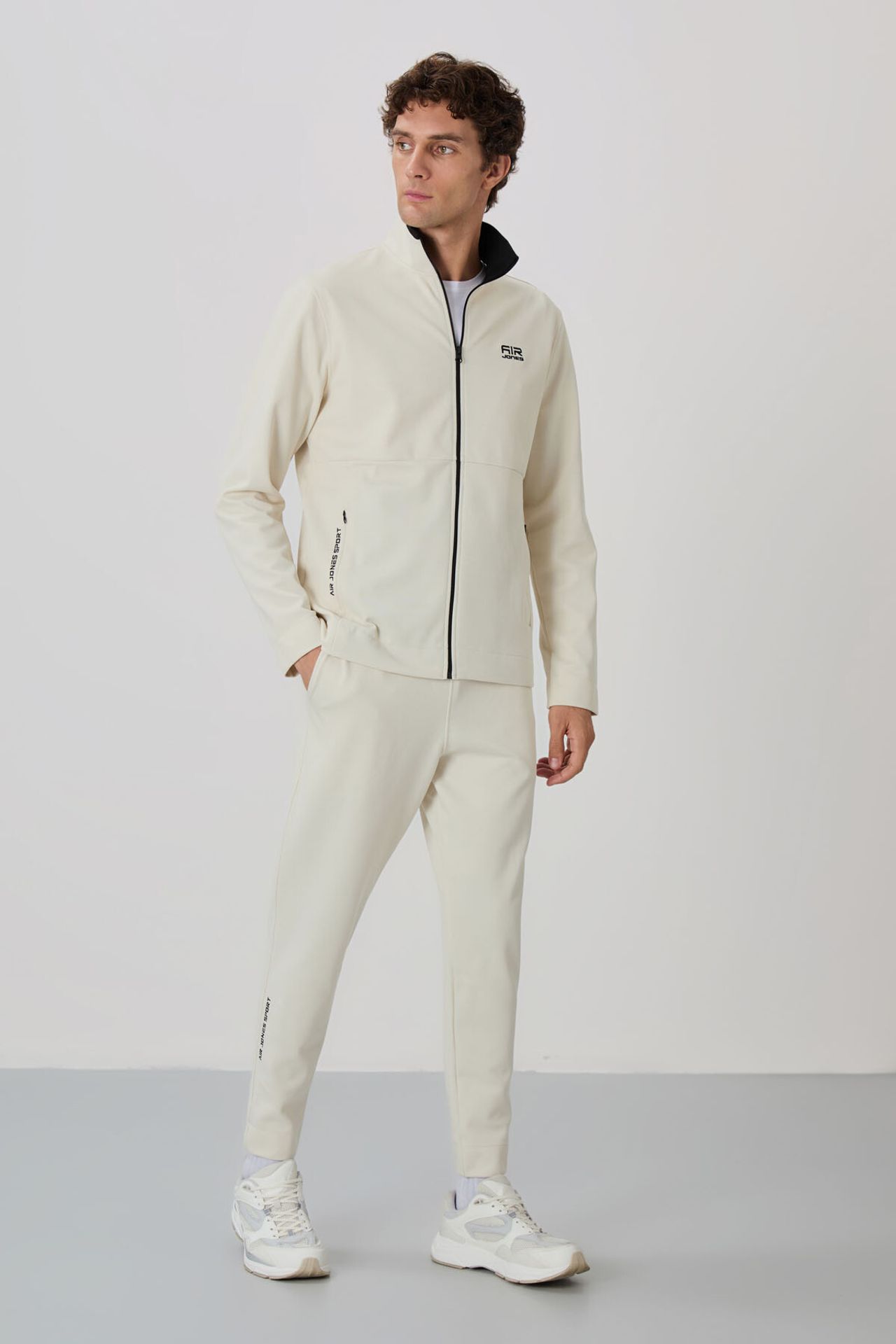 TOMMY Men's Zip-collar Sweatshirt And Pants Set 5