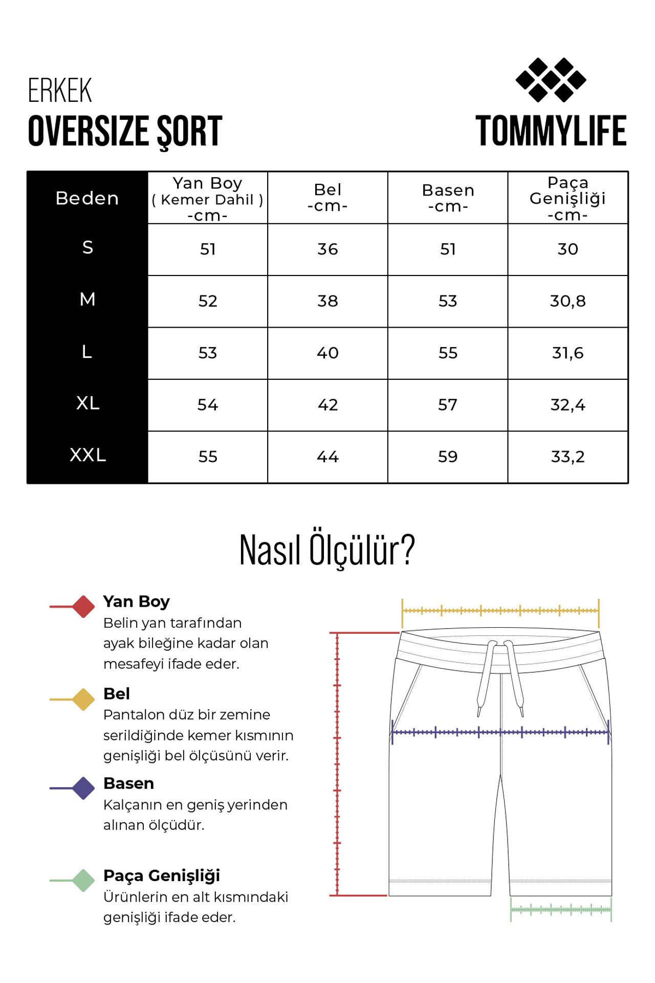 TOMMY Men's Wide-leg Cargo Shorts 6