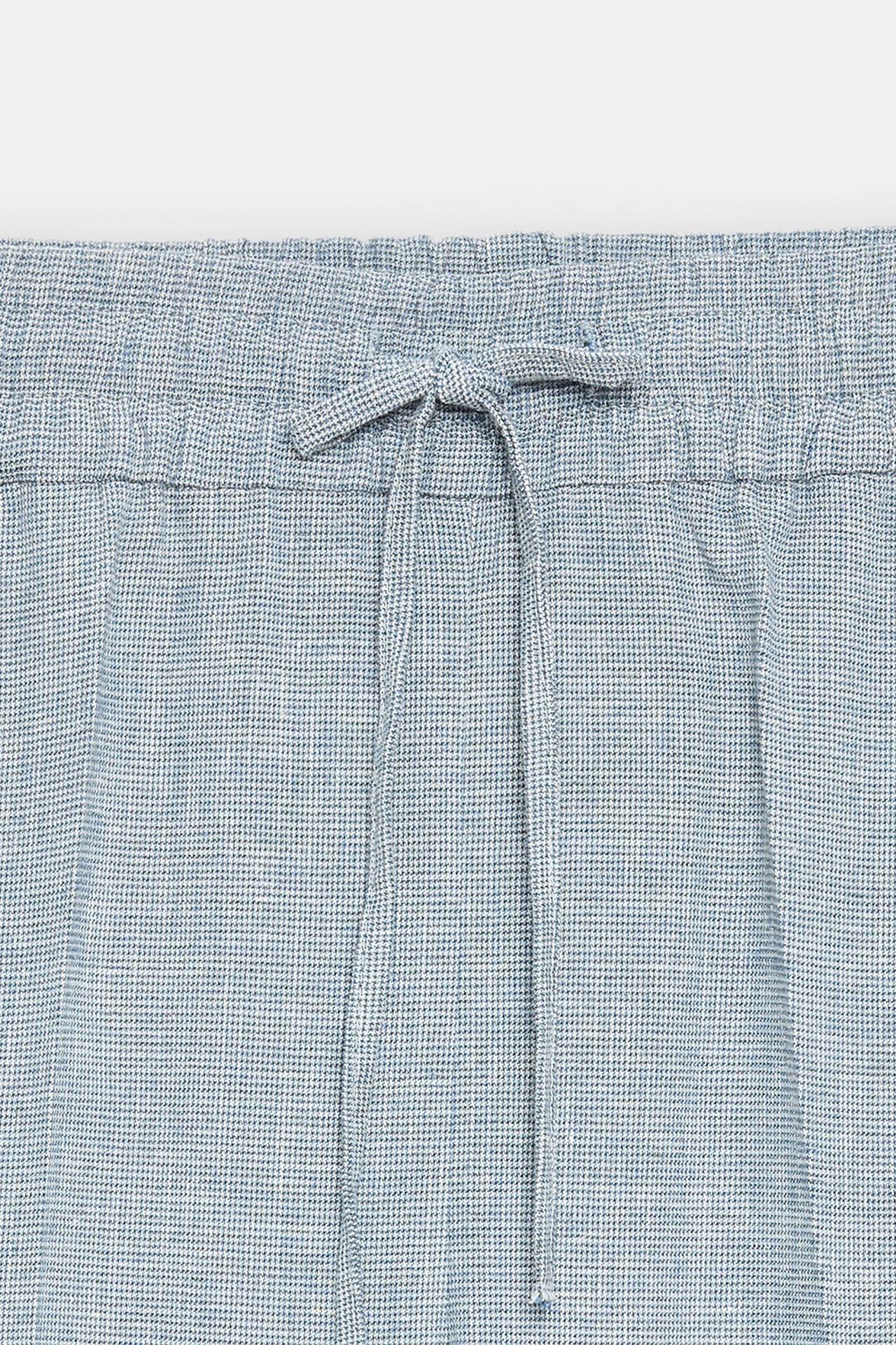 DILVIN Wide-Leg Poplin Lounge Trousers 7