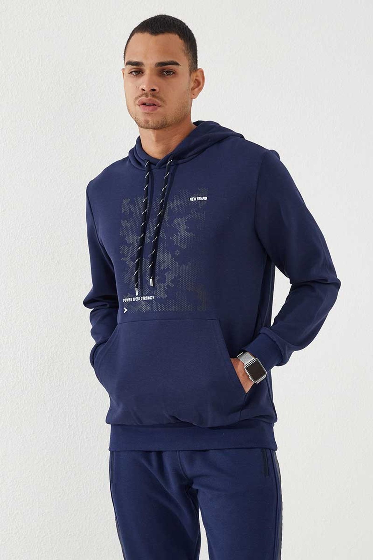 TOMMY Men's Camouflage Printed Hoodie 1