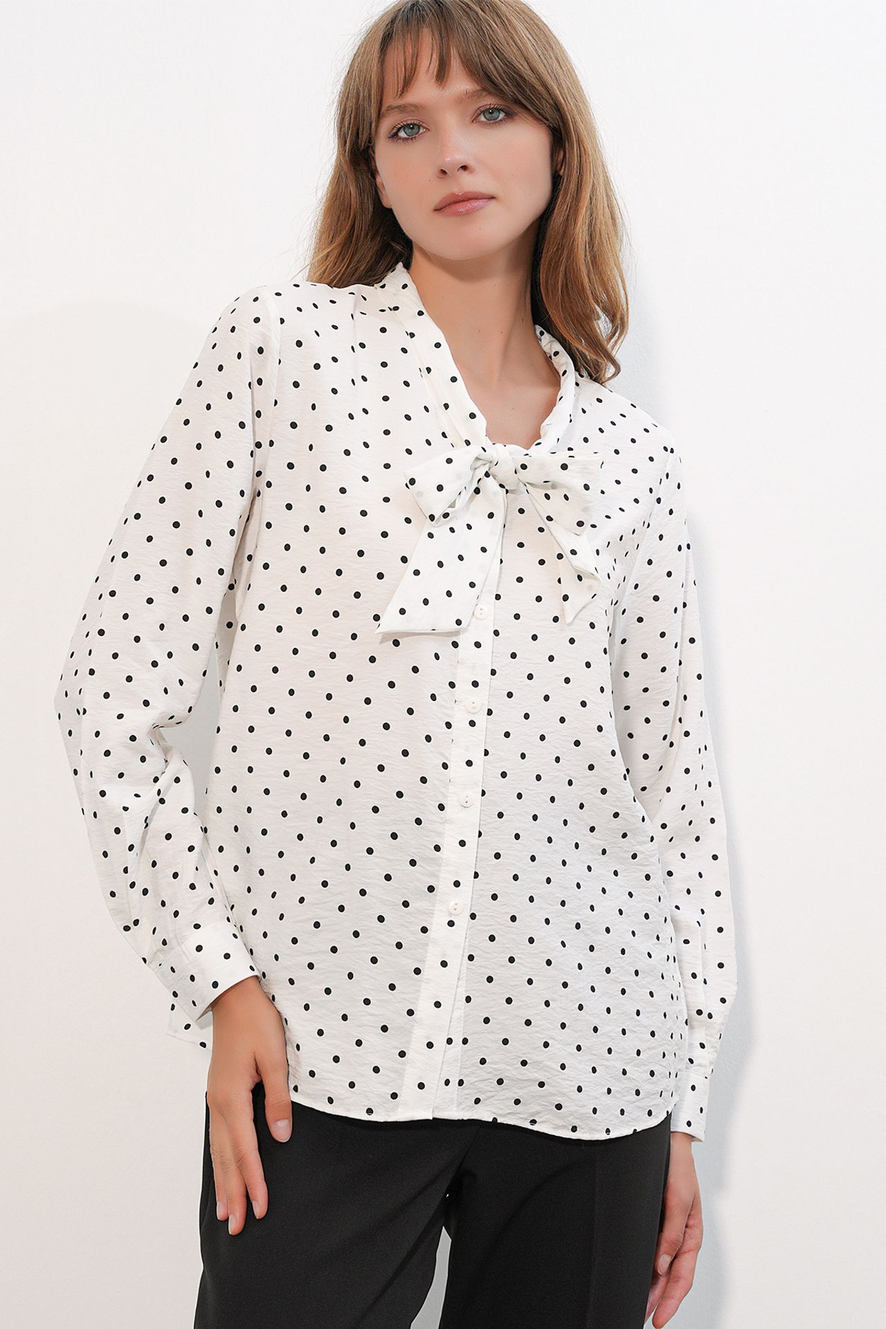 BDART Polka Dot Poplin Shirt Blouse 1