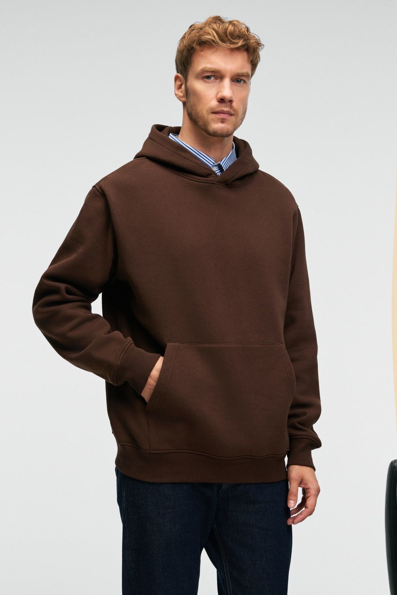 GRIMELANGE Geniş Kesimli Kapüşonlu Cepli Sweatshirt 2