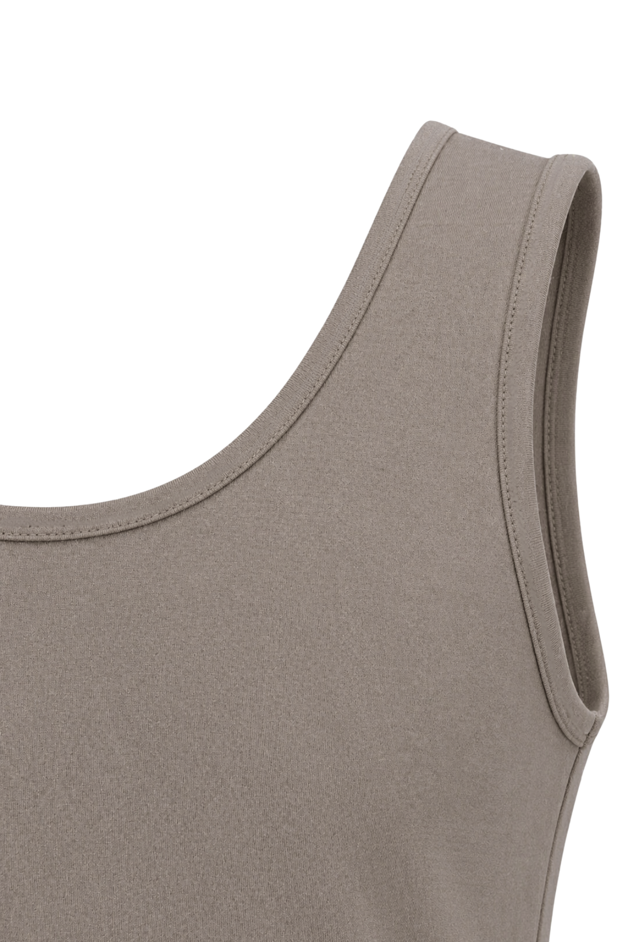 MIXRAY Casual U Neck Cotton Blend Tank Top 2