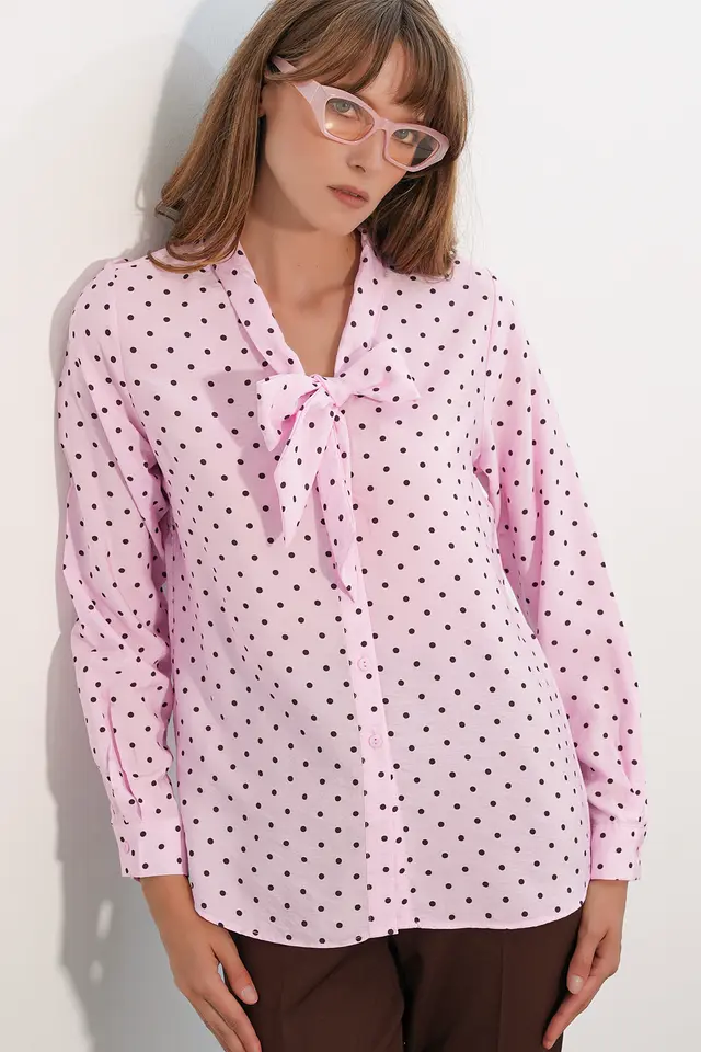 BDART Polka Dot Poplin Shirt Blouse