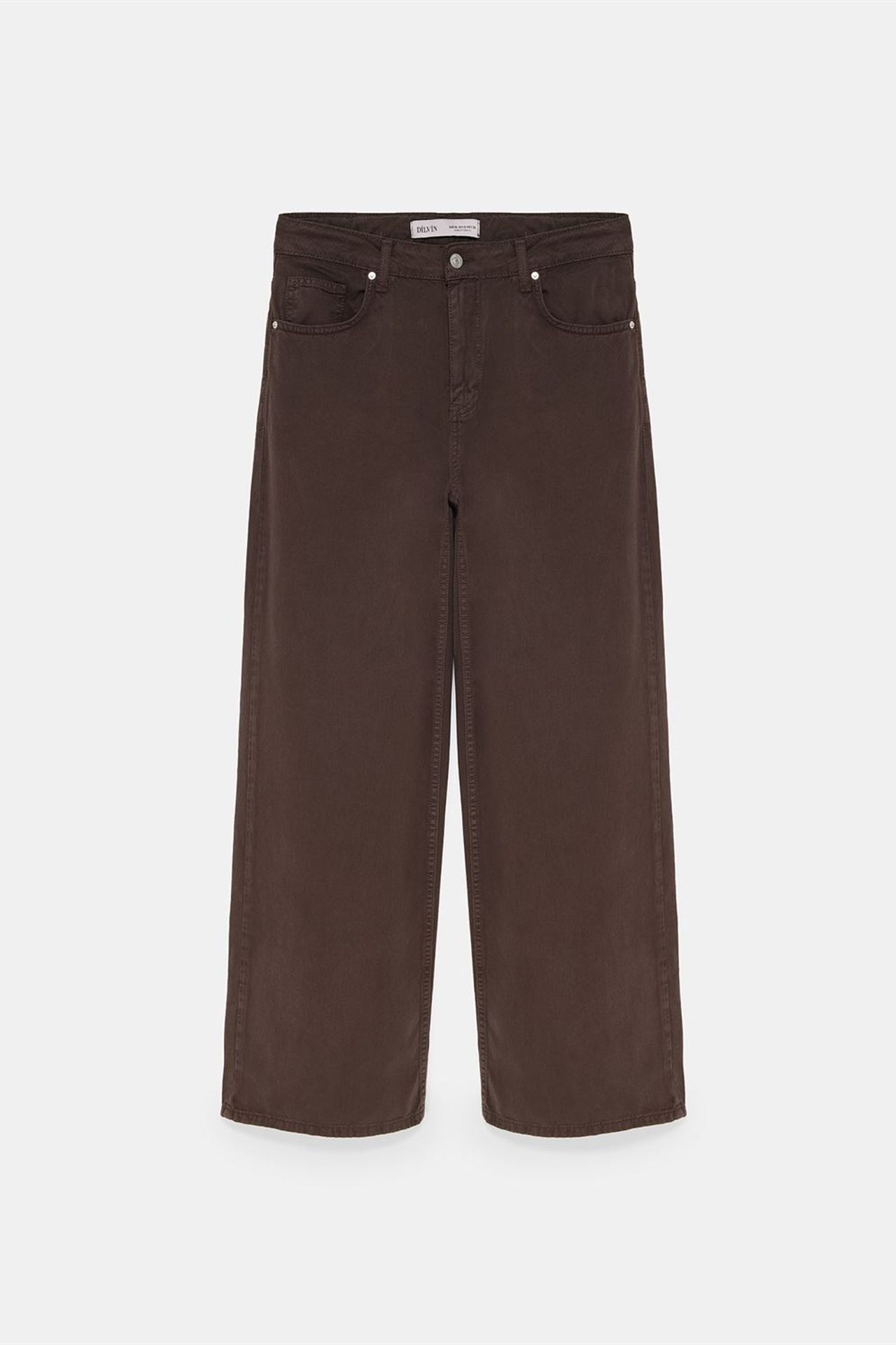 DILVIN High-Waist Wide-Leg Denim Jeans 5