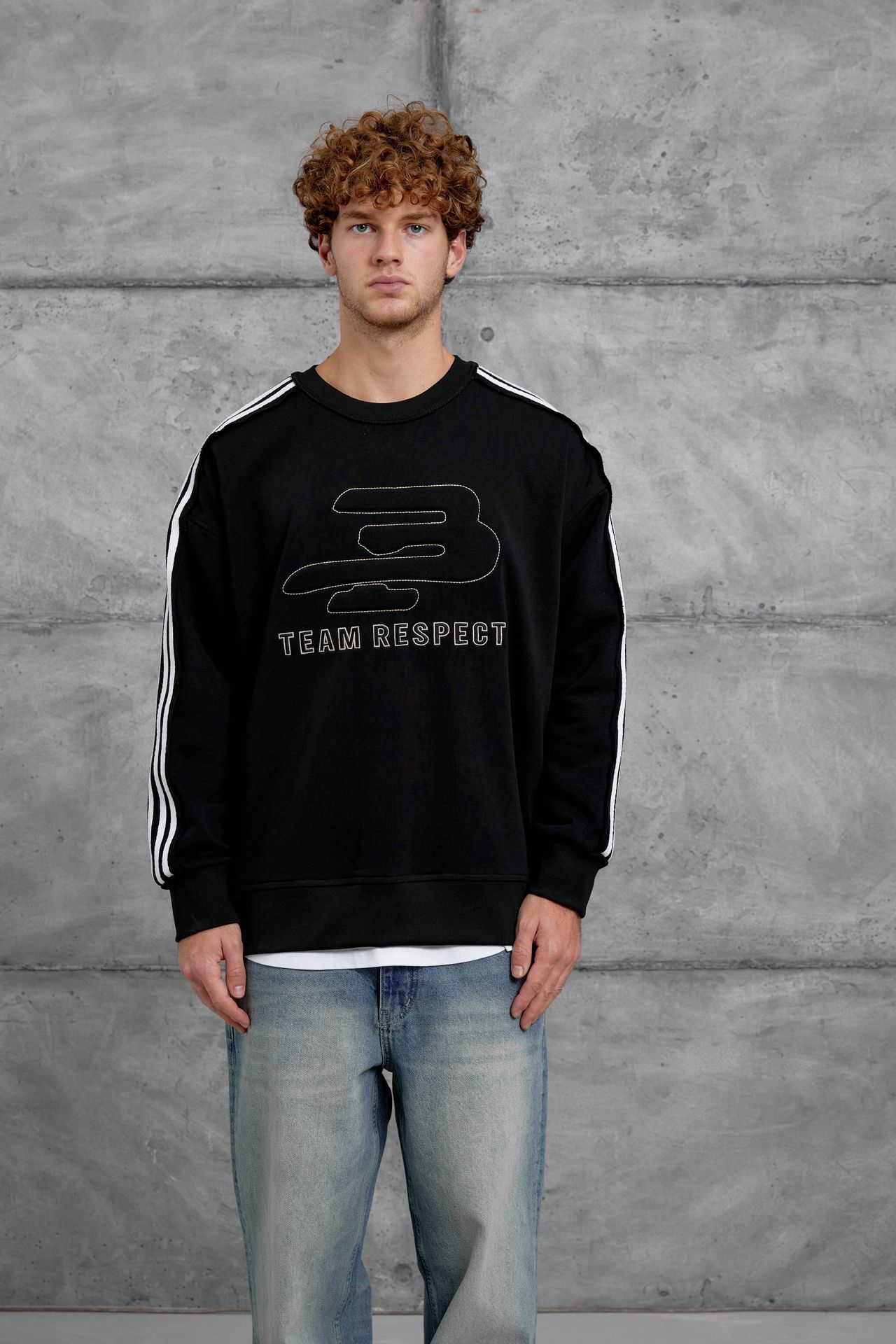 NOMARC Rahat Kesimli Bisiklet Yaka Sweatshirt 4