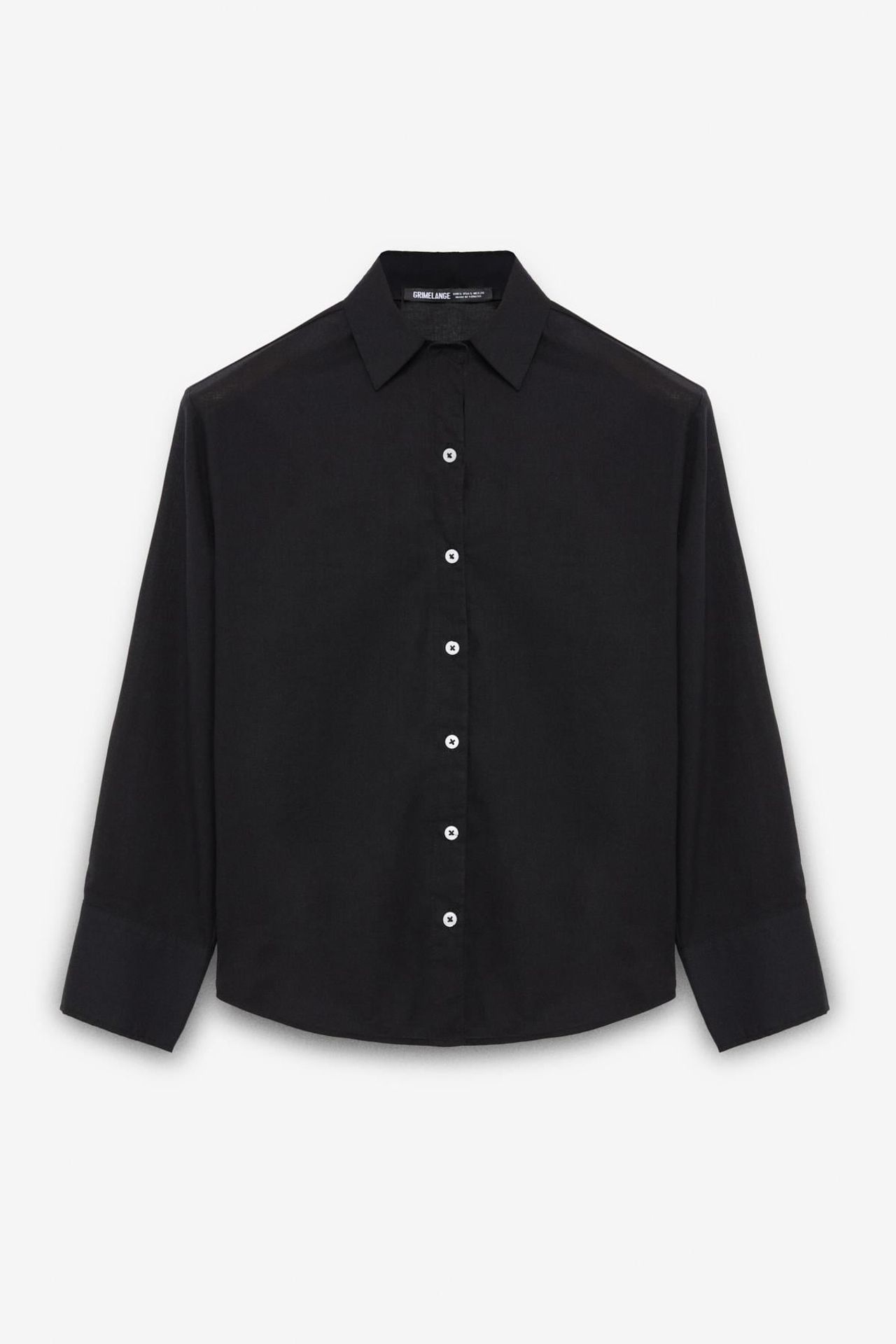 GRIMELANGE Oversize Poplin Düğmeli Gömlek 1