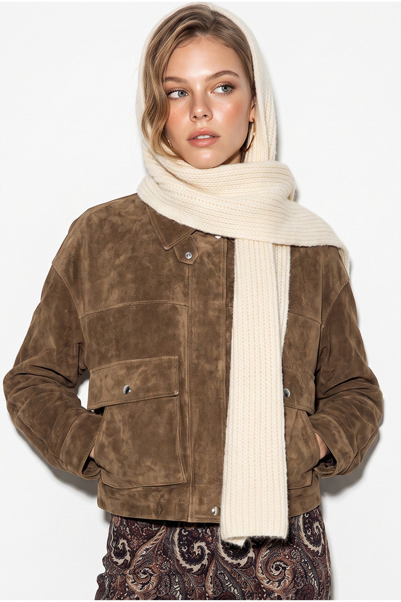 LUCCI Women's Hat Scarf Glove Set 4