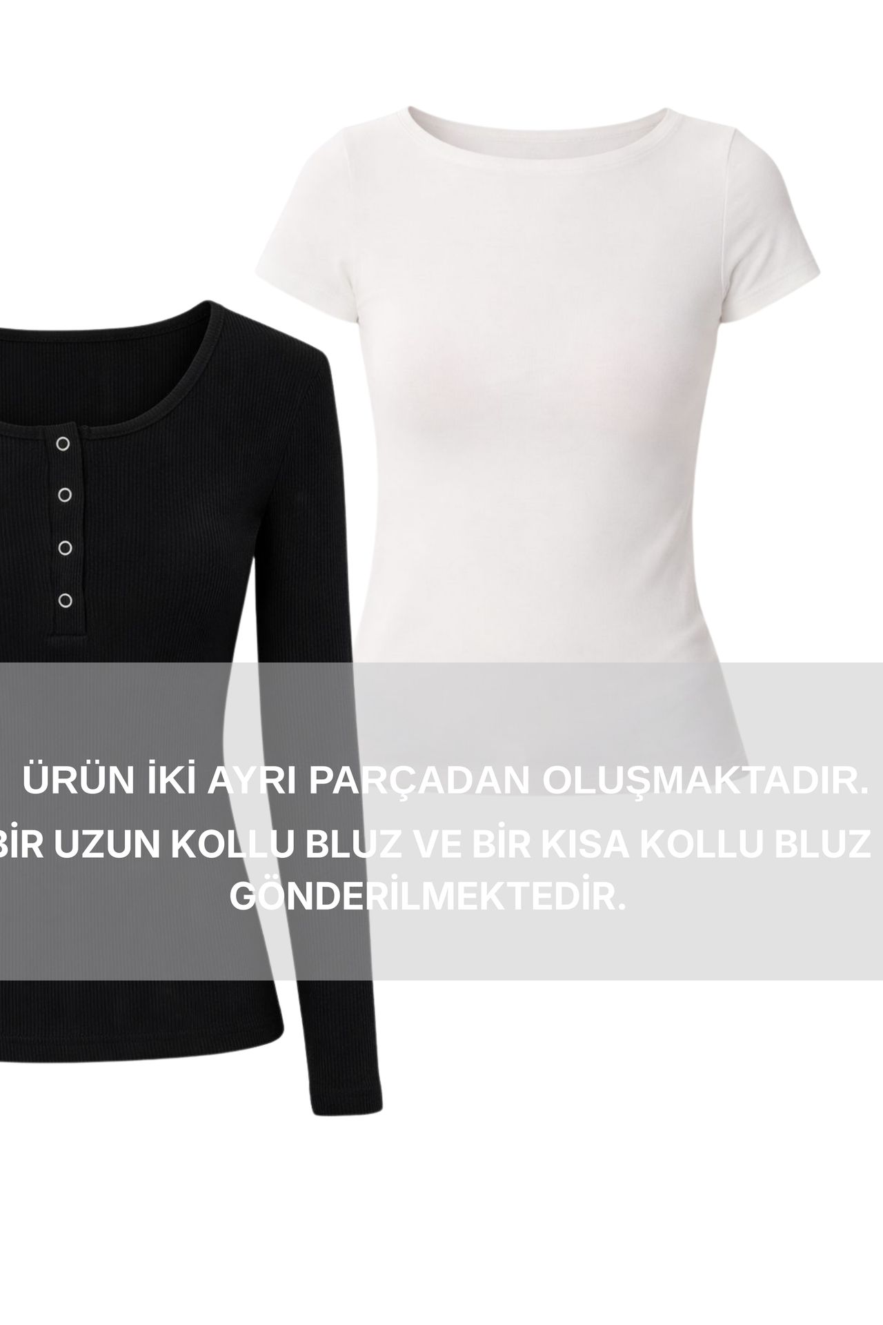ISTANBUL Slim Fit Ribbed Button-Up Long Sleeve Blouse 6