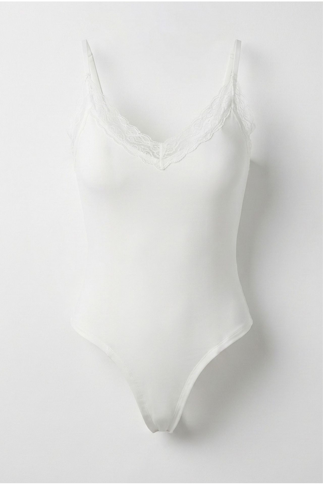 LUCCI Sleeveless V-neck Embroidered Bodysuit