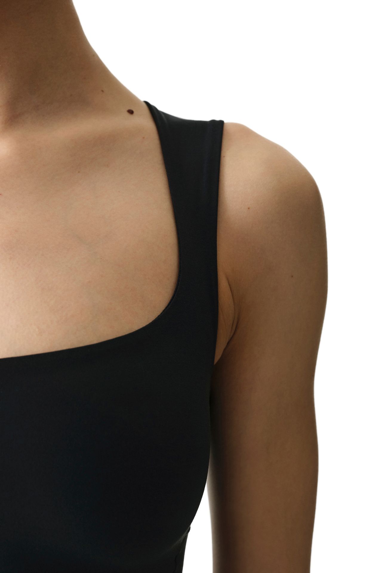 PENTI U Neck Textured Bodysuit 3