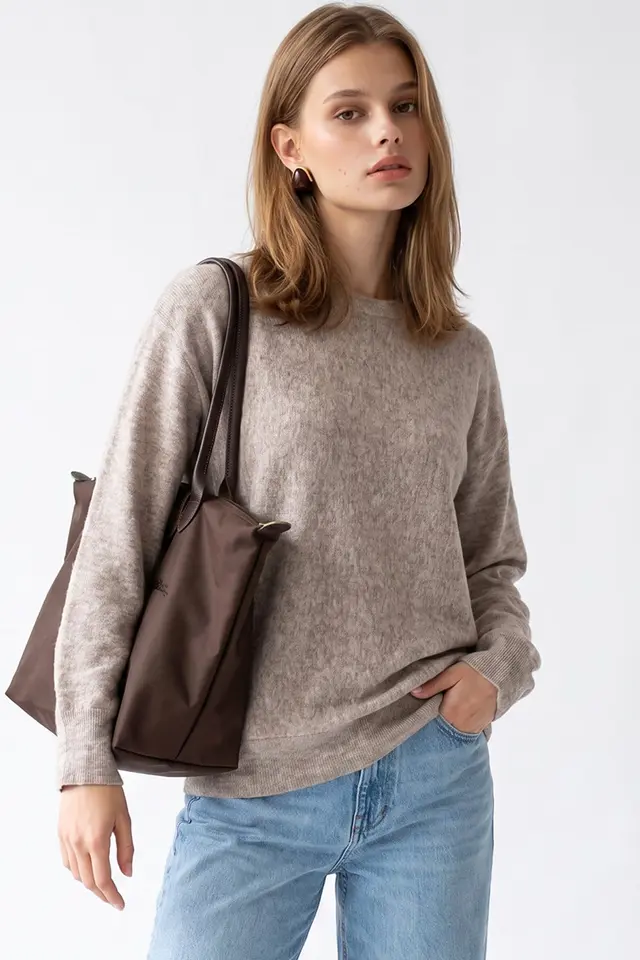 MIXRAY Women's Wool Blend Sweater