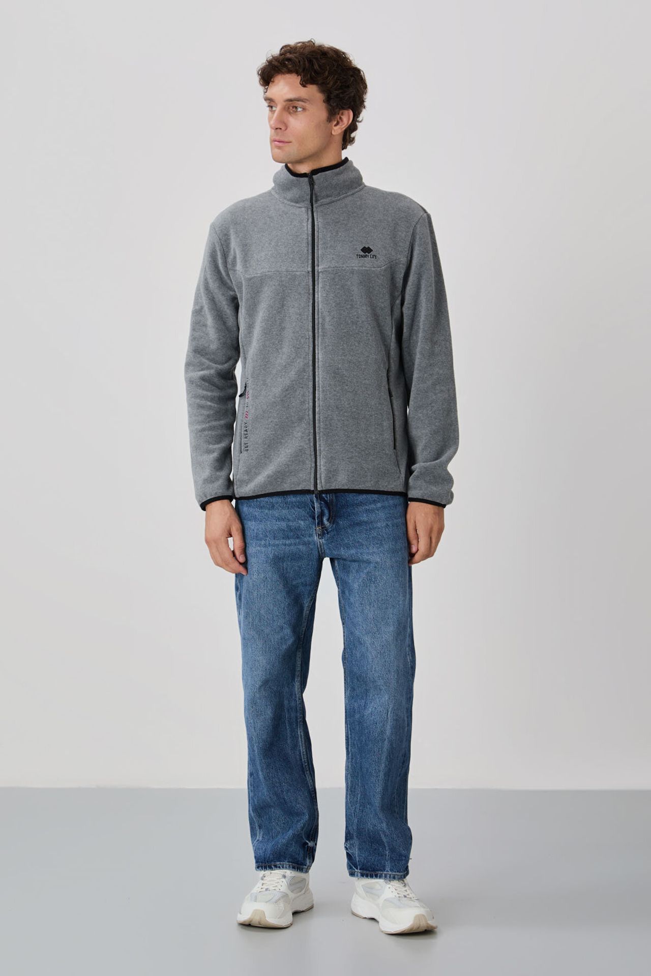 TOMMY Men's Plush Zip-Front Sweatshirt 2