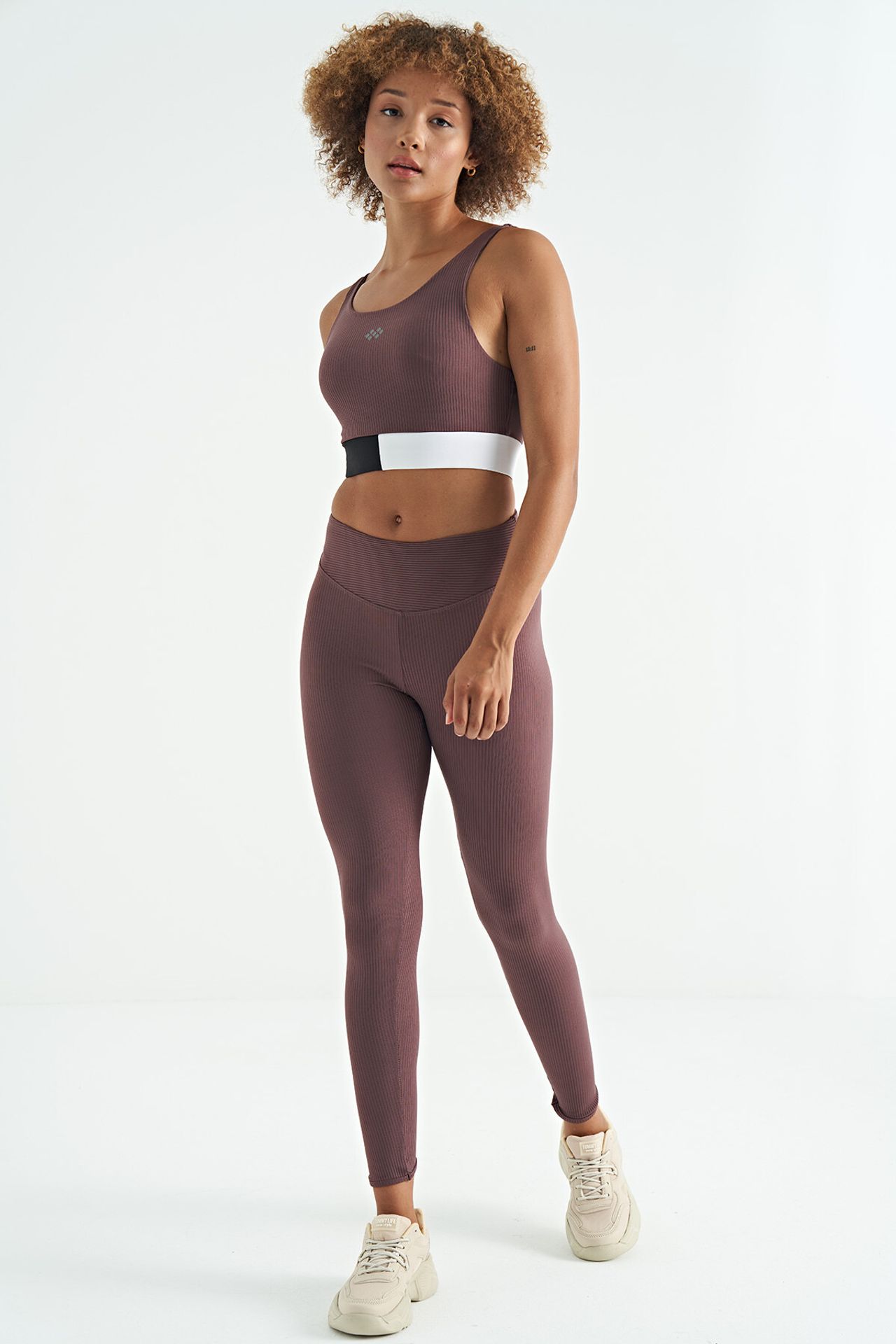 TOMMY Crop Sleeveless Color-block Sports Top 5