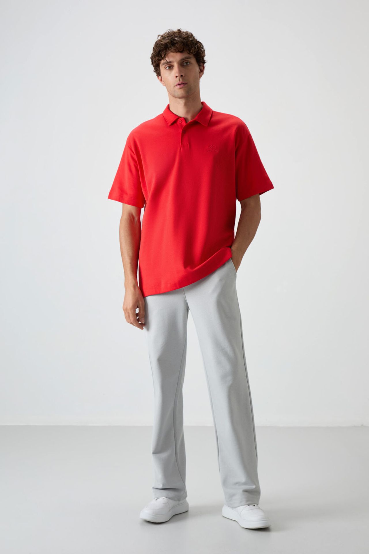 TOMMY Men's Oversized Polo T-Shirt 2