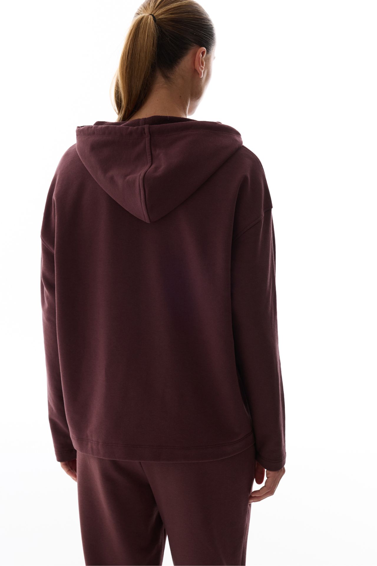 PENTI Oversize Plain Long Sleeve Sweatshirt 4