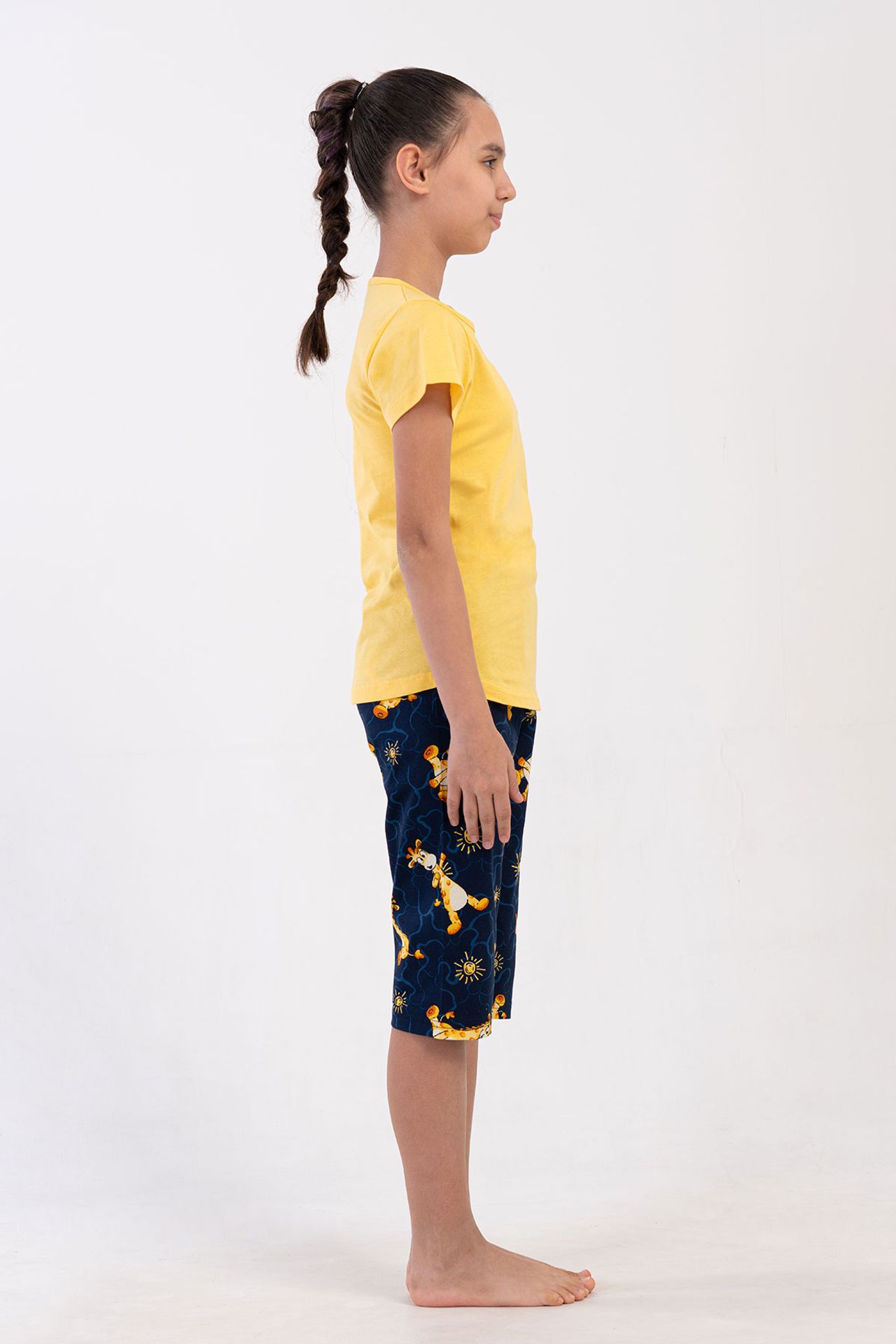 YAKE Baskılı 2 Parçalı Pijama Takımı 3