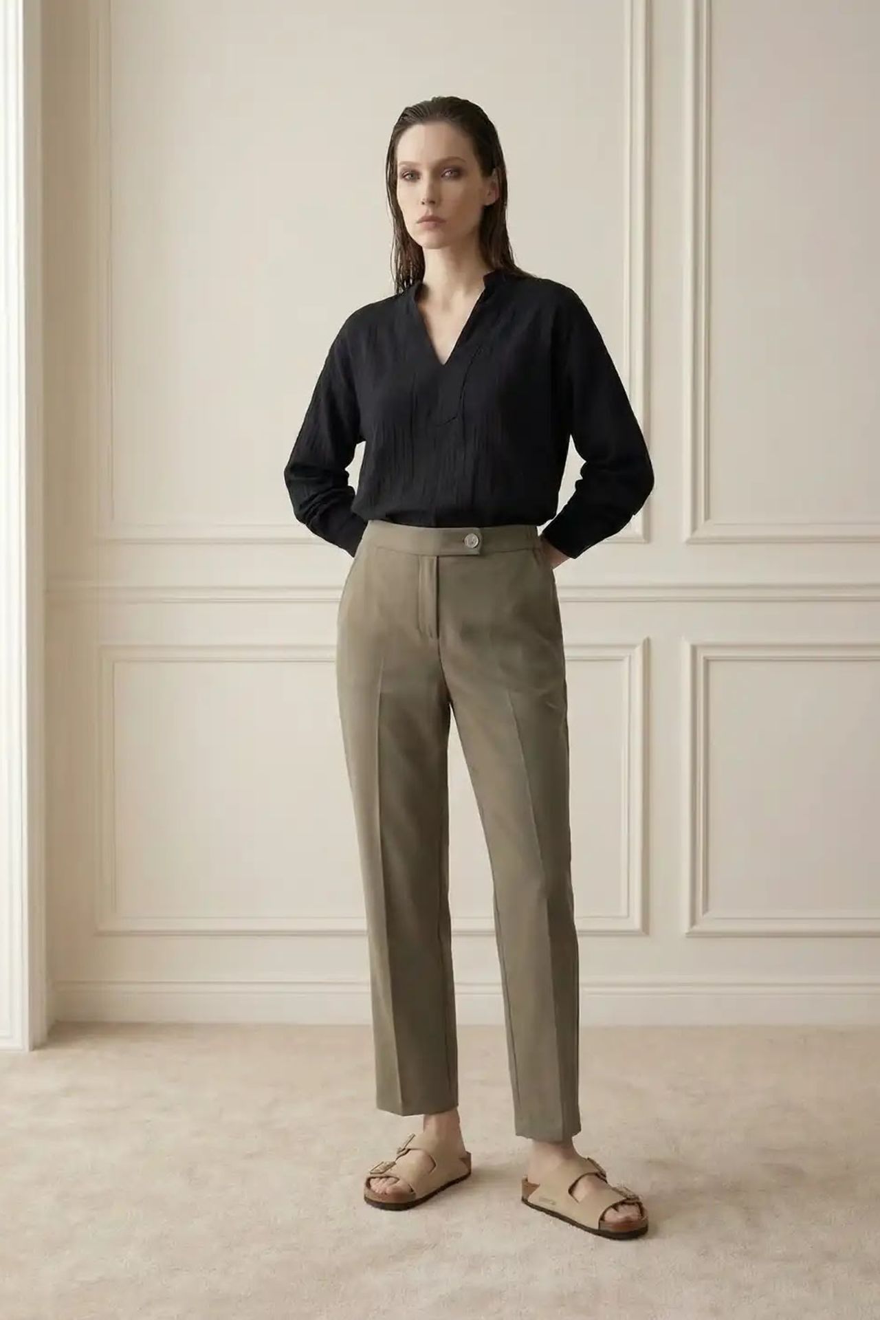 MY FASHION Düz Paça Pantolon 6