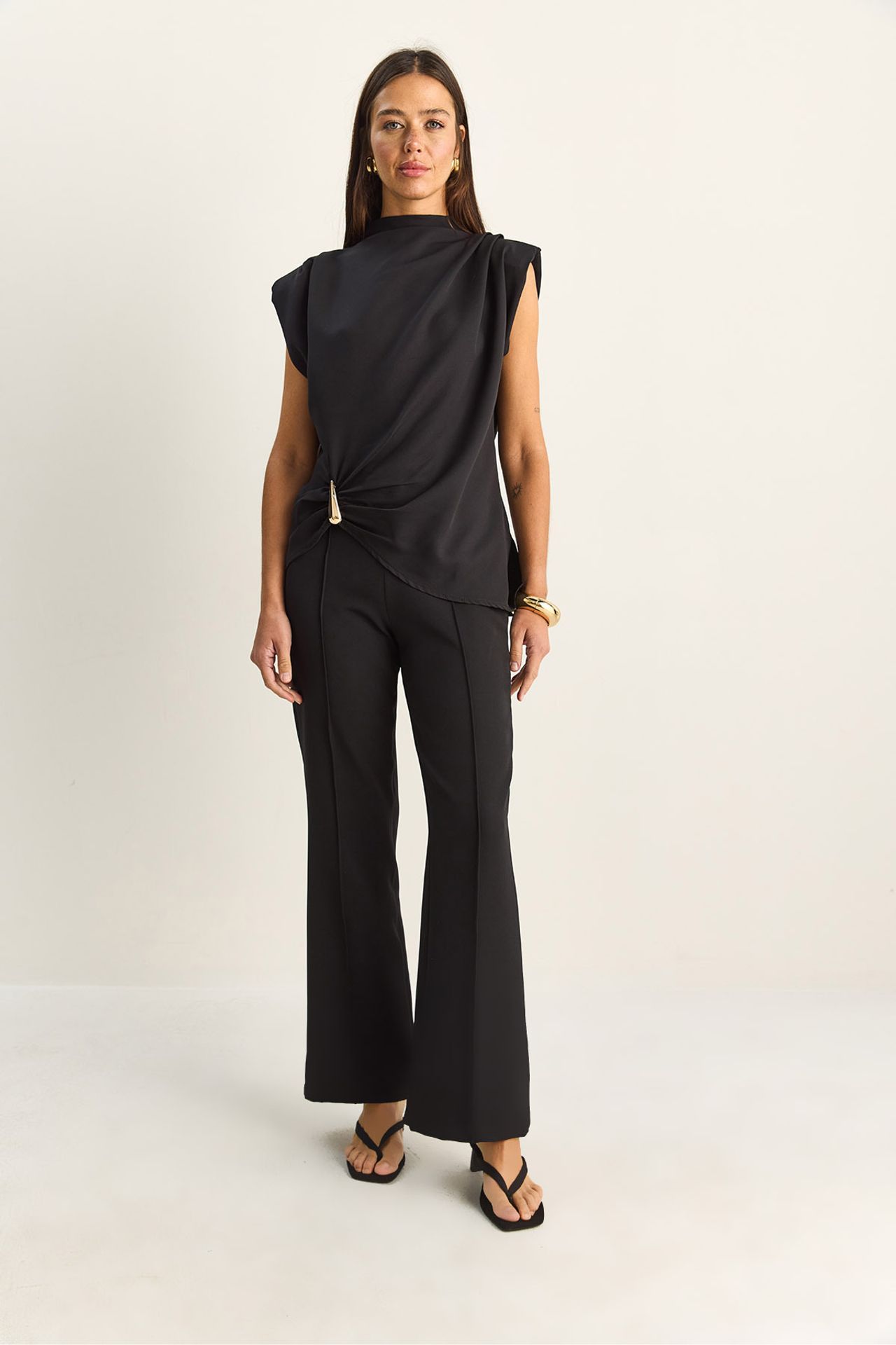 LUCCI High Waist Flare Leg Co-ord Set 2