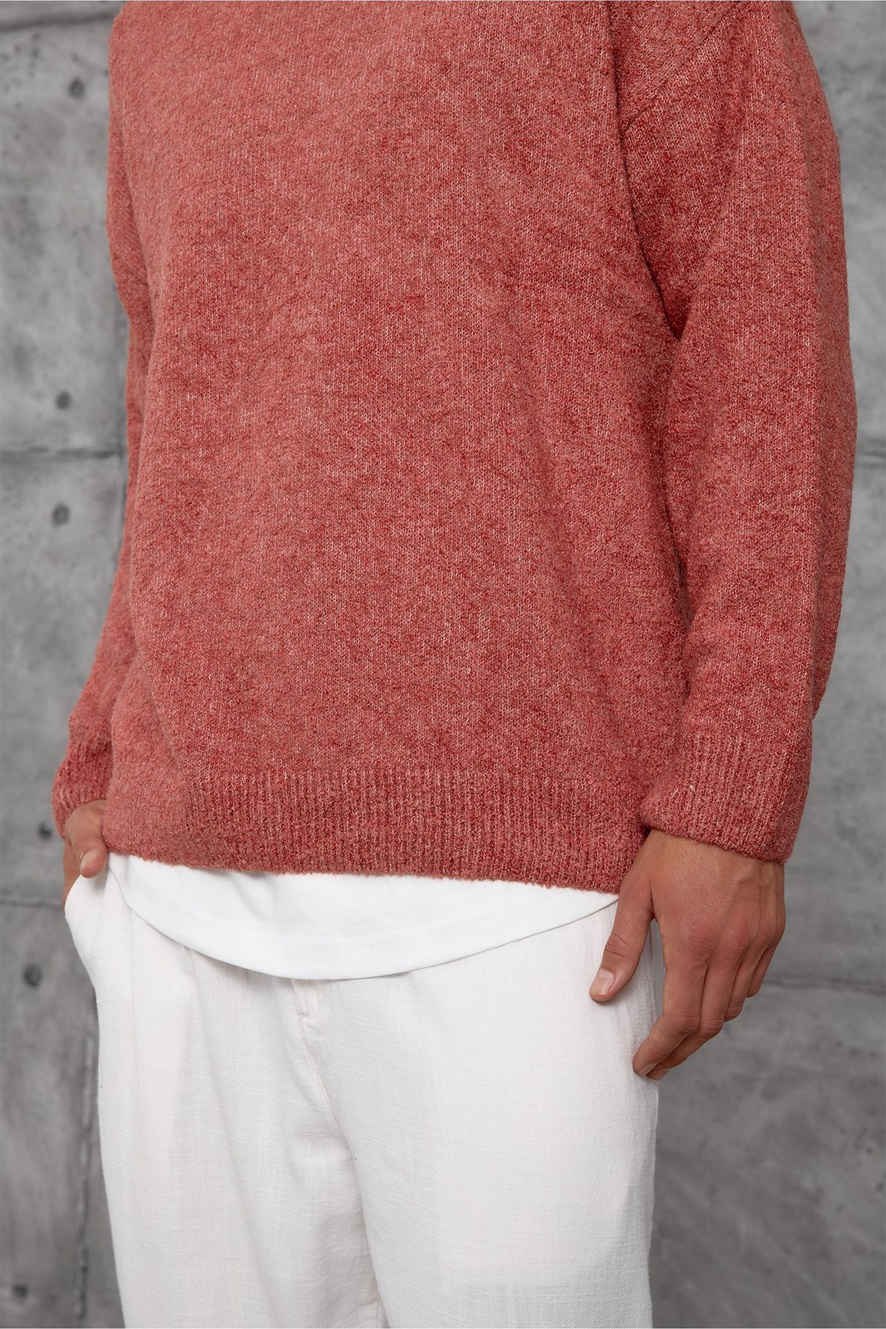 NOMARC Regular Fit Bisiklet Yaka Kazak 3