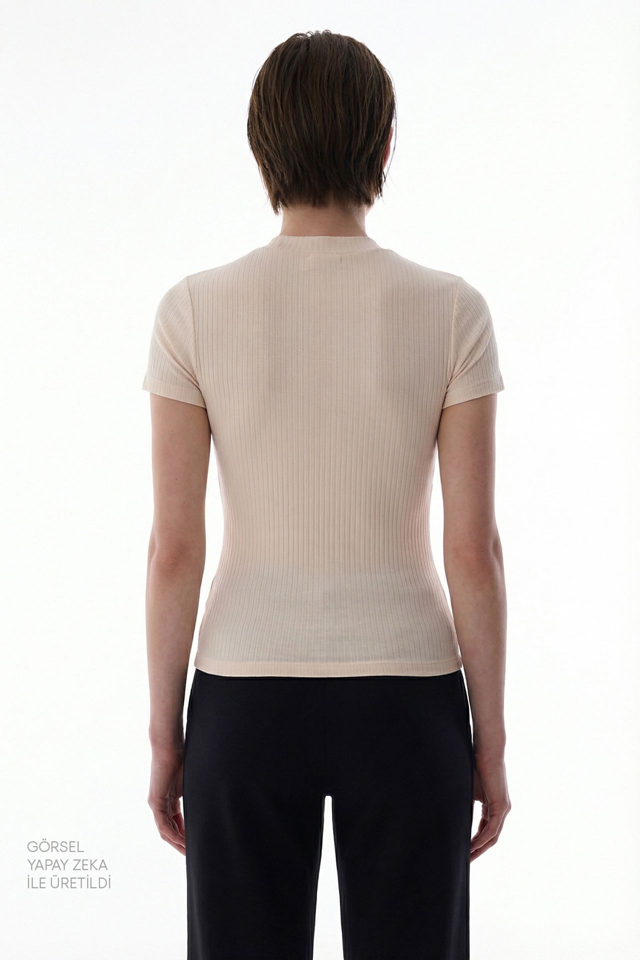 PENTI Half Turtleneck Modal Top