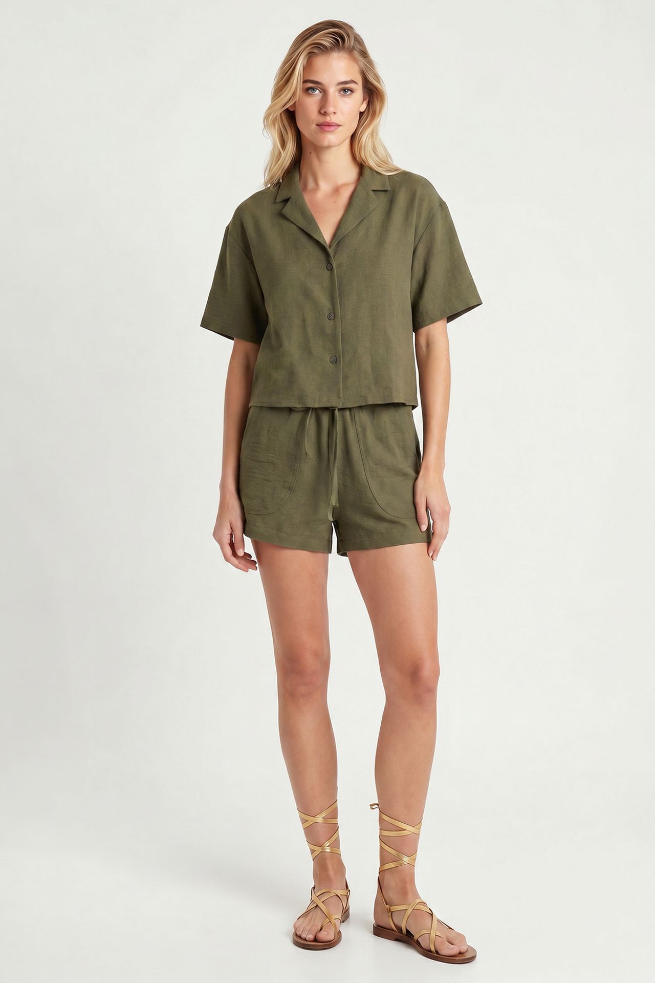 ISTANBUL Women’s Short Shirt And Shorts Set 2