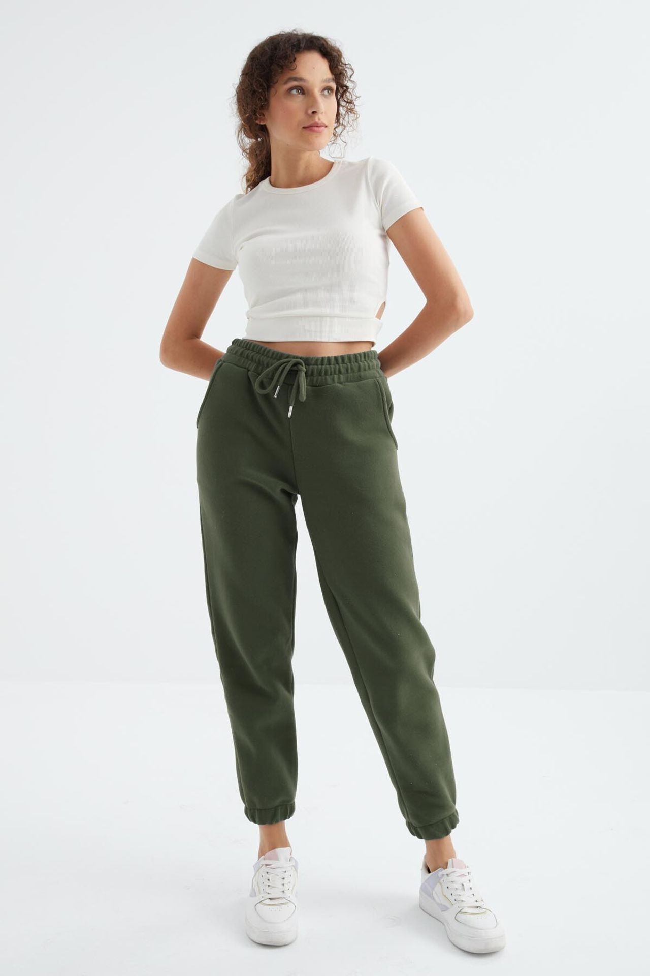 TOMMY Women's High Waist Jogger Sweatpants 5