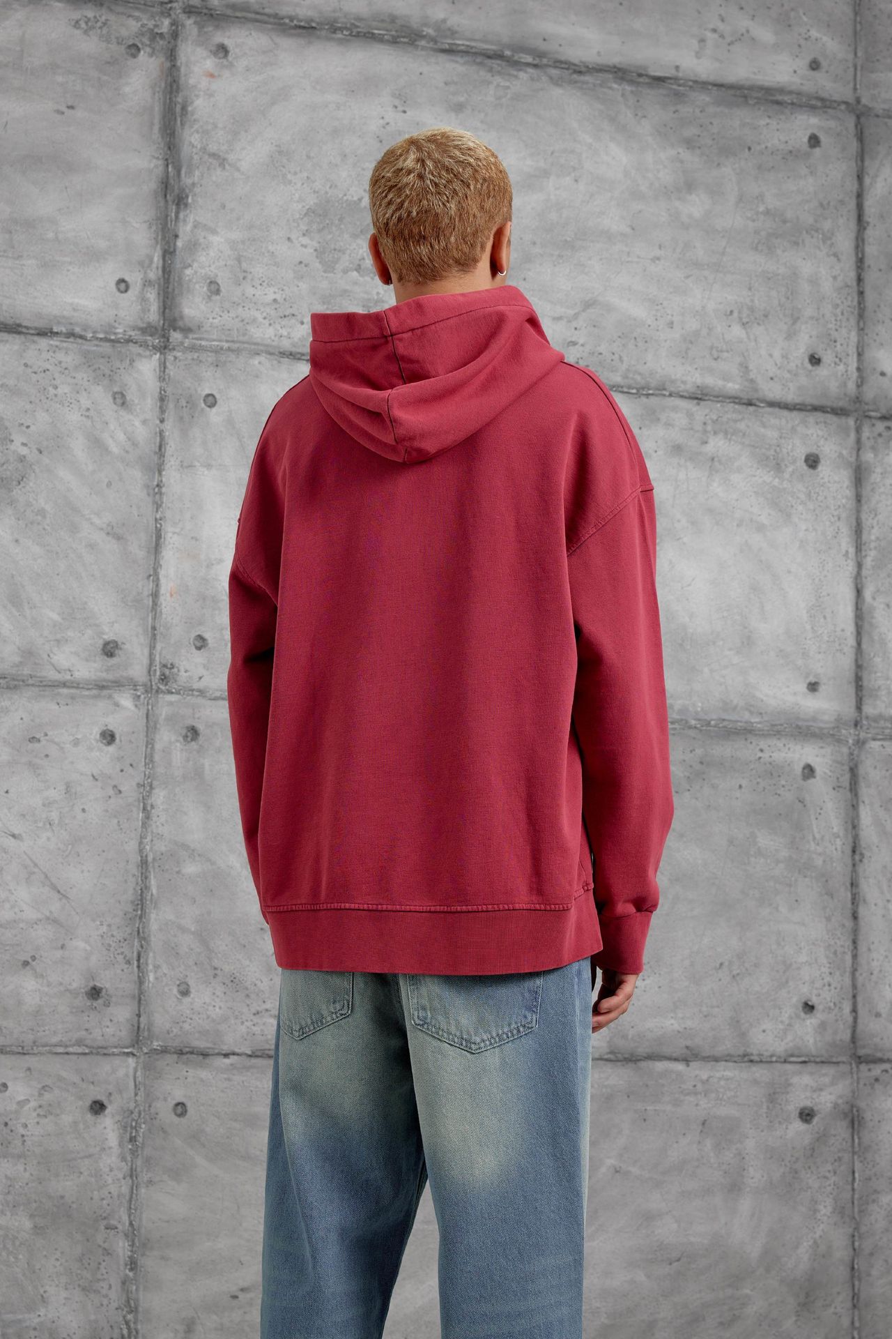 NOMARC Bol Kesim Kapüşonlu Logolu Sweatshirt 4