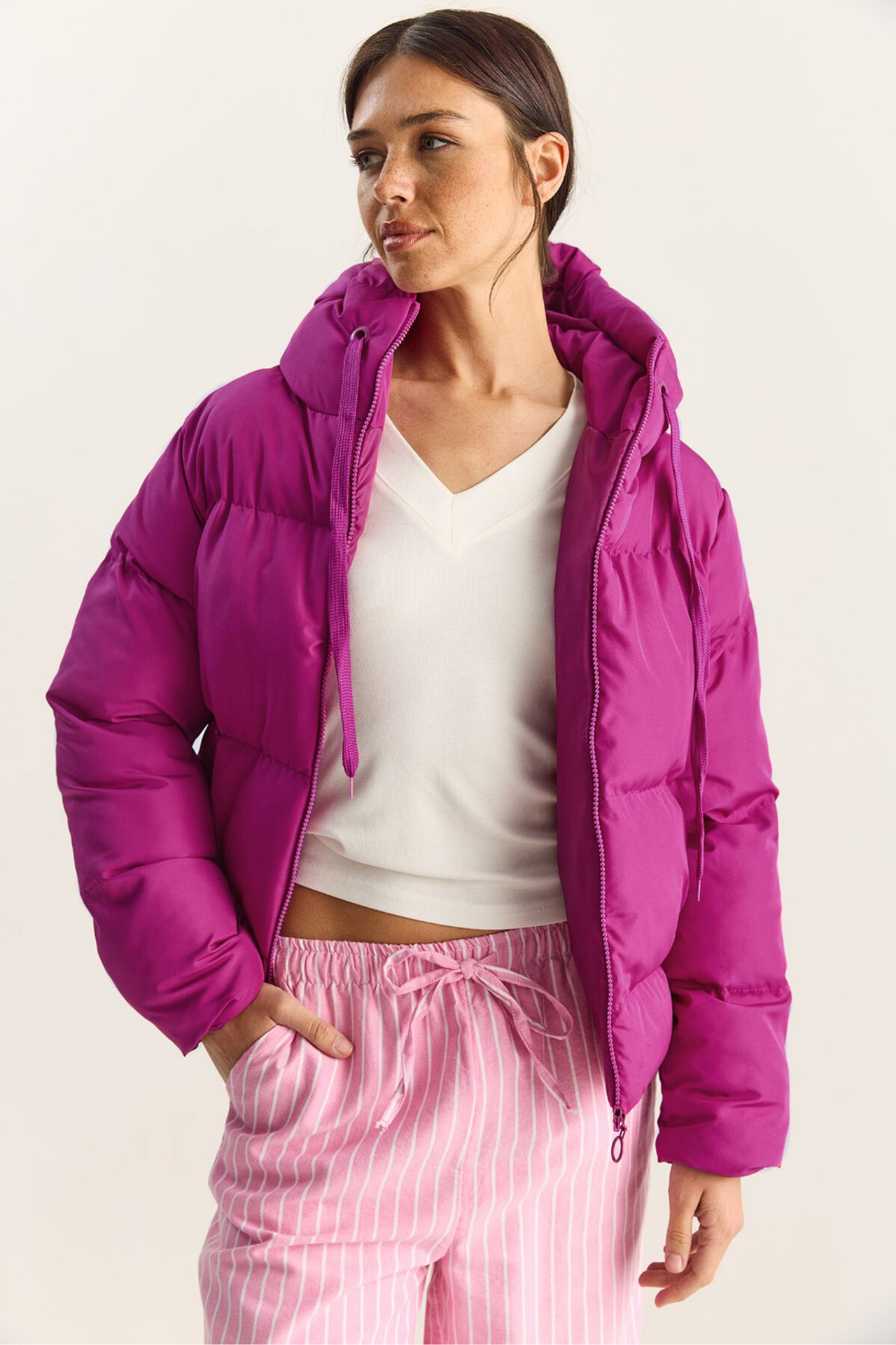 LUCCI Hooded Puffer Coat 3