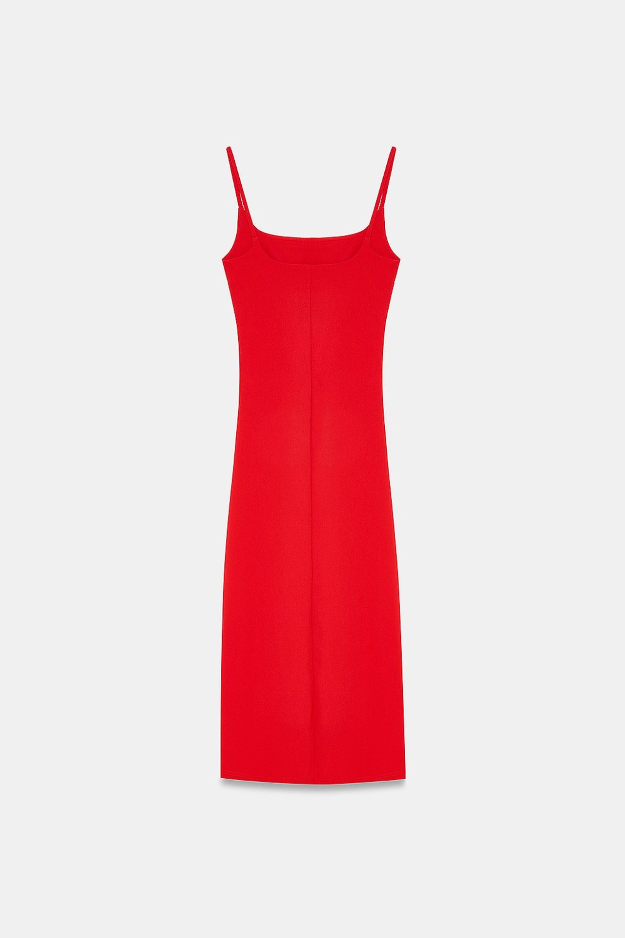 DILVIN Kadın Kolsuz Bodycon Midi Elbise 6