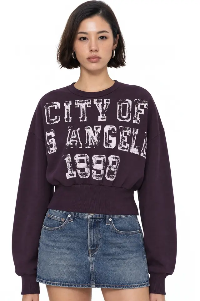 BUSEM Women's Cotton-Blend Sweatshirt